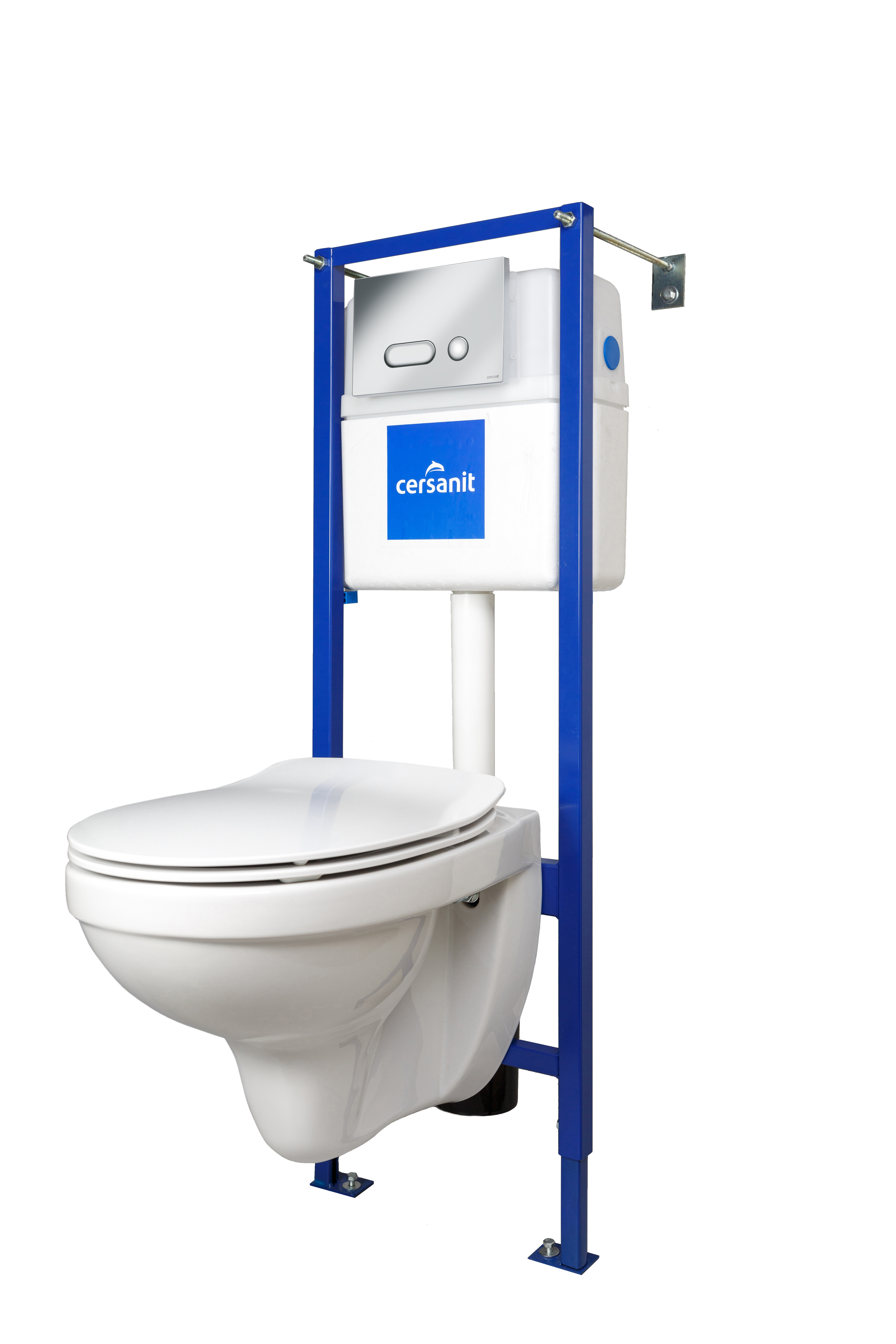 Изображение товара Комплект инсталлция с унитазом Delfi с кнопкой