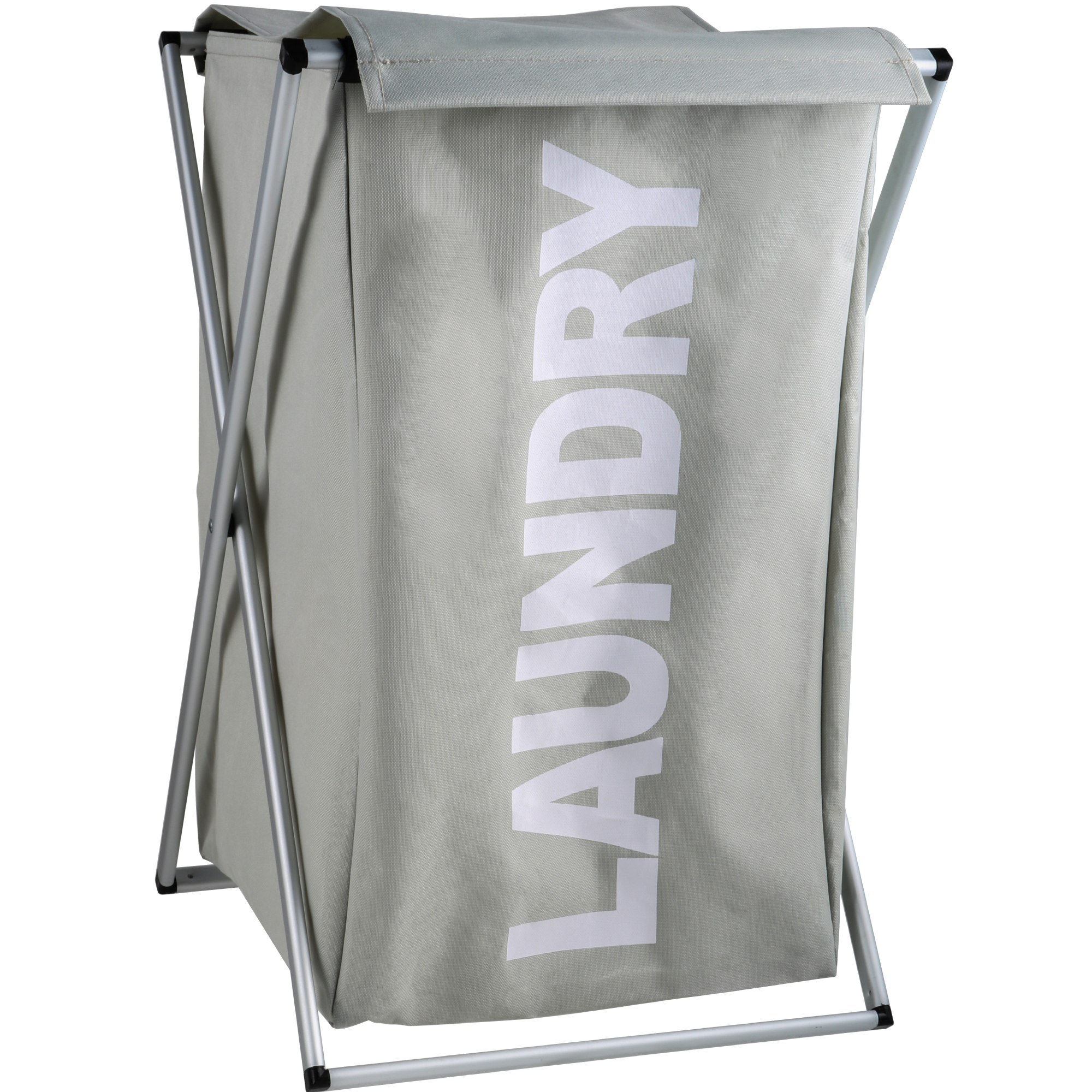 Изображение товара Корзина для белья Fixsen FX-1023 складная 80 л серый