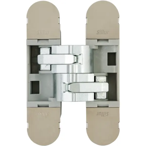 Петля скрытой установки S-832 130x30x21 мм Стекловолокно цвет хром без 3D регулировки