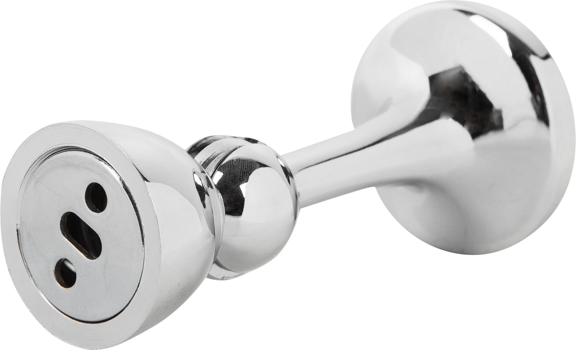 Стопор дверной Apecs DS-2761 с винтовым креплением ЦАМ цвет хром