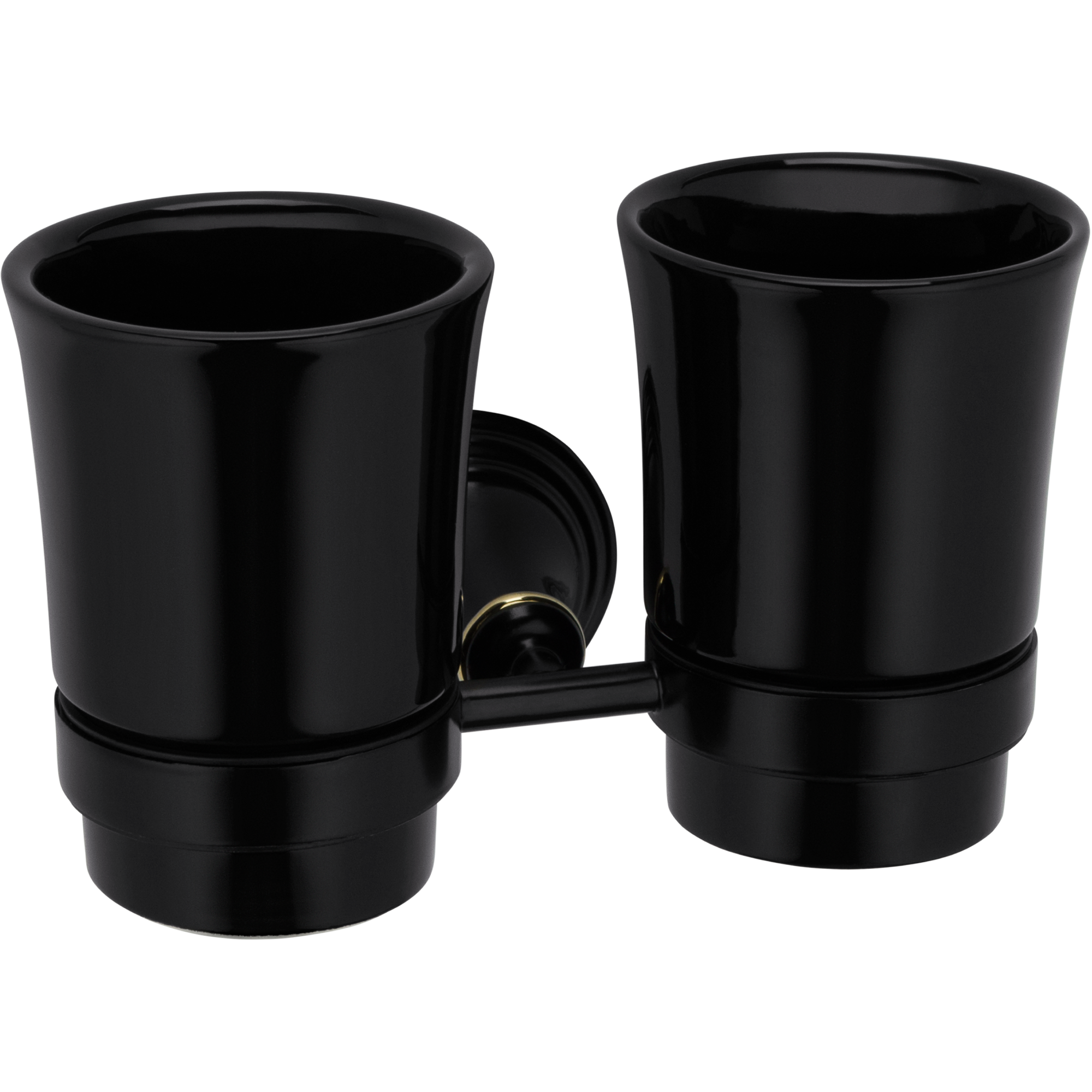 Изображение товара Держатель для зубных щеток Luksor подвесной цвет чёрный