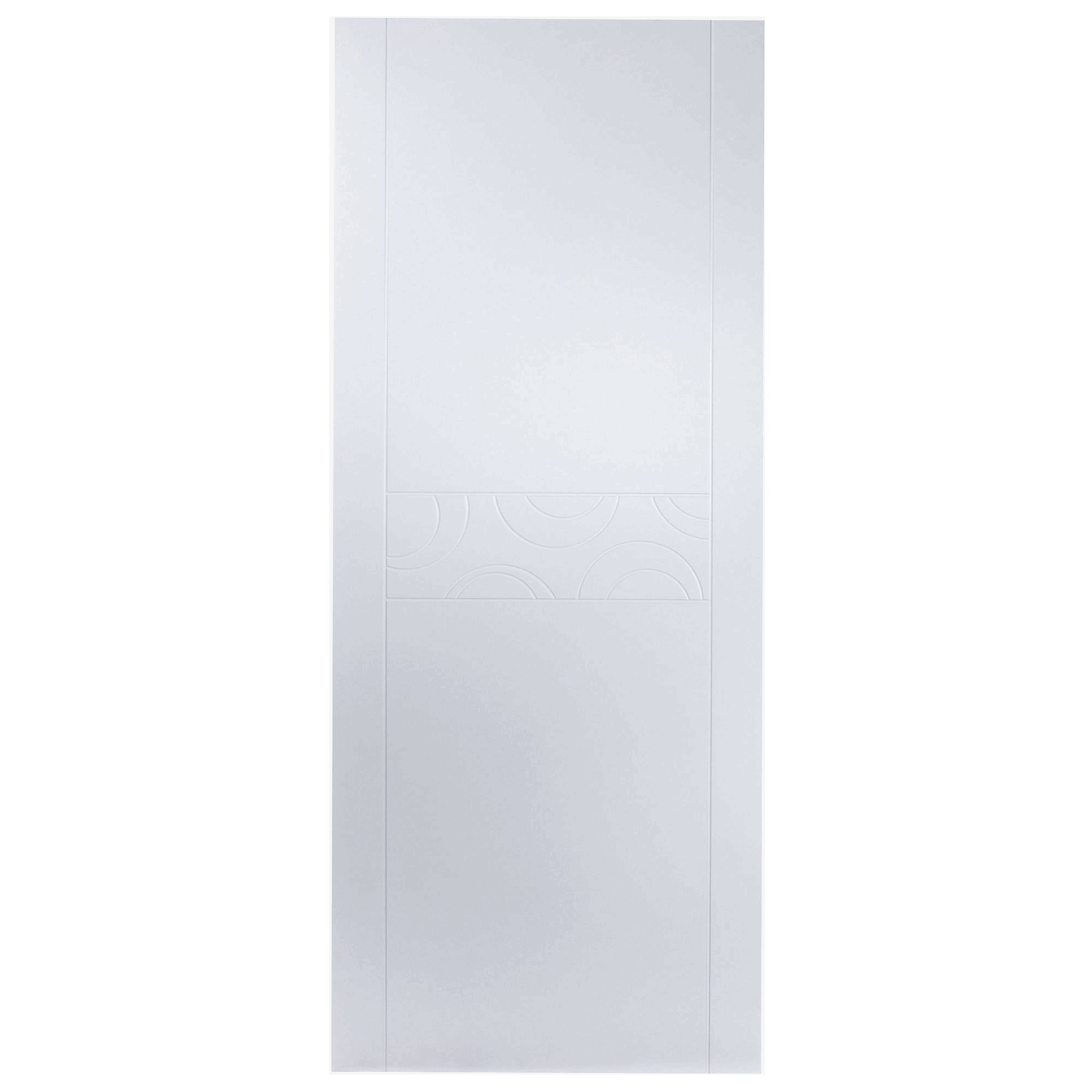 Изображение товара Дверь межкомнатная глухая Аликанте 80x200 см цвет белый