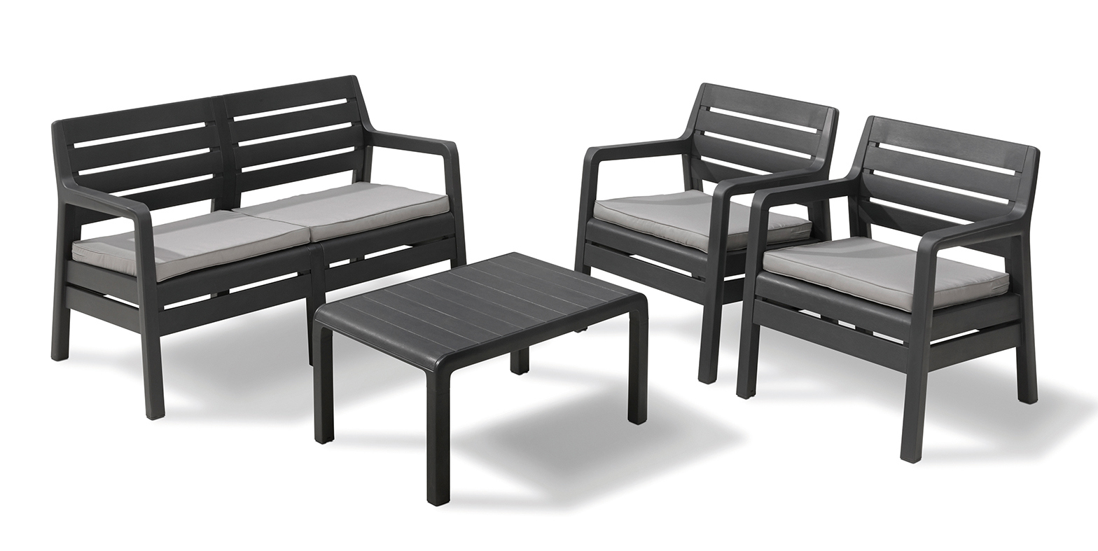 Изображение товара Набор садовой мебели Keter Delano: стол, диван и 2 кресла