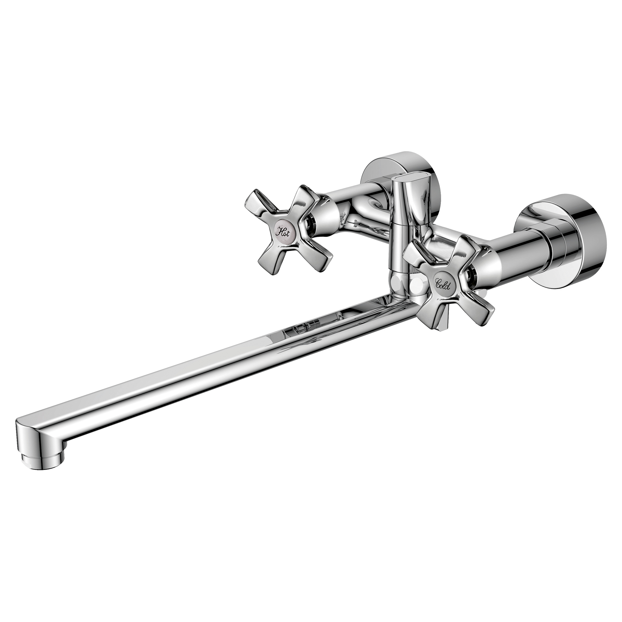 Изображение товара Смеситель для ванны Kristi универсальный двухвентильный