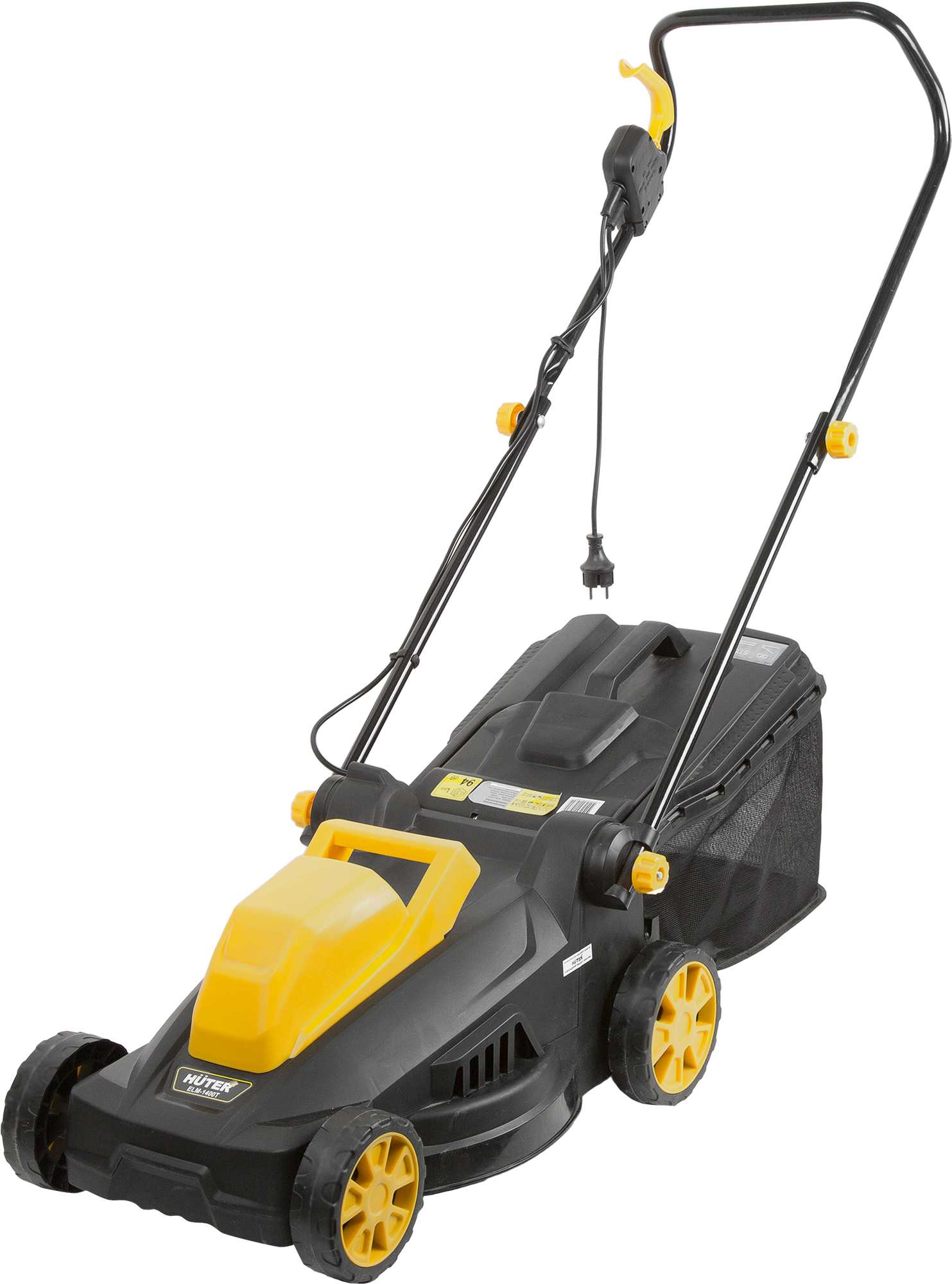 Изображение товара Электрическая газонокосилка Huter ELM-1400Т 1400 Вт для ровных участков
