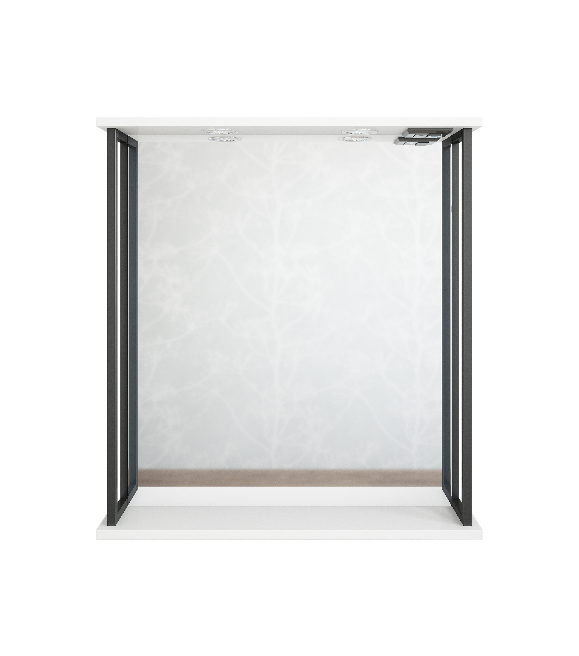 Изображение товара Зеркало «Борн» 70x80 см цвет белый