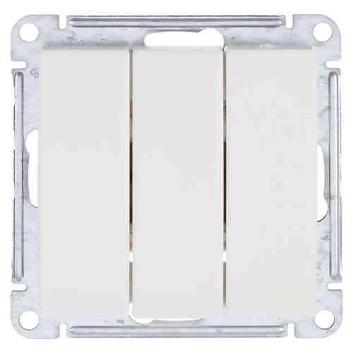 Изображение товара Выключатель встраиваемый Systeme Electric W59 3 клавиши цвет слоновая кость