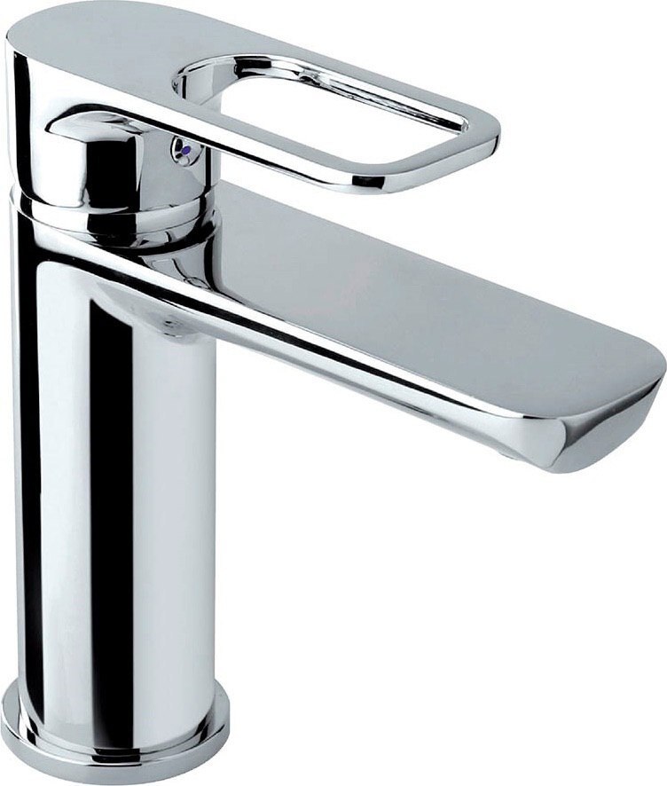 Изображение товара Смеситель для раковины Paini Flat однорычажный, цвет хром