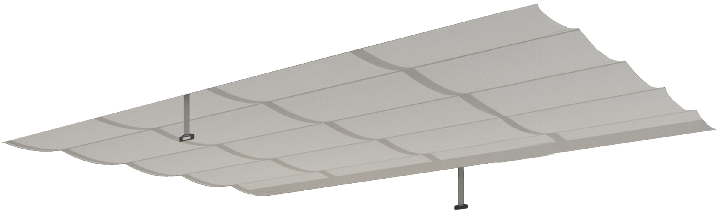 Изображение товара Навес для перголы Omega 2.85x4 м цвет серый