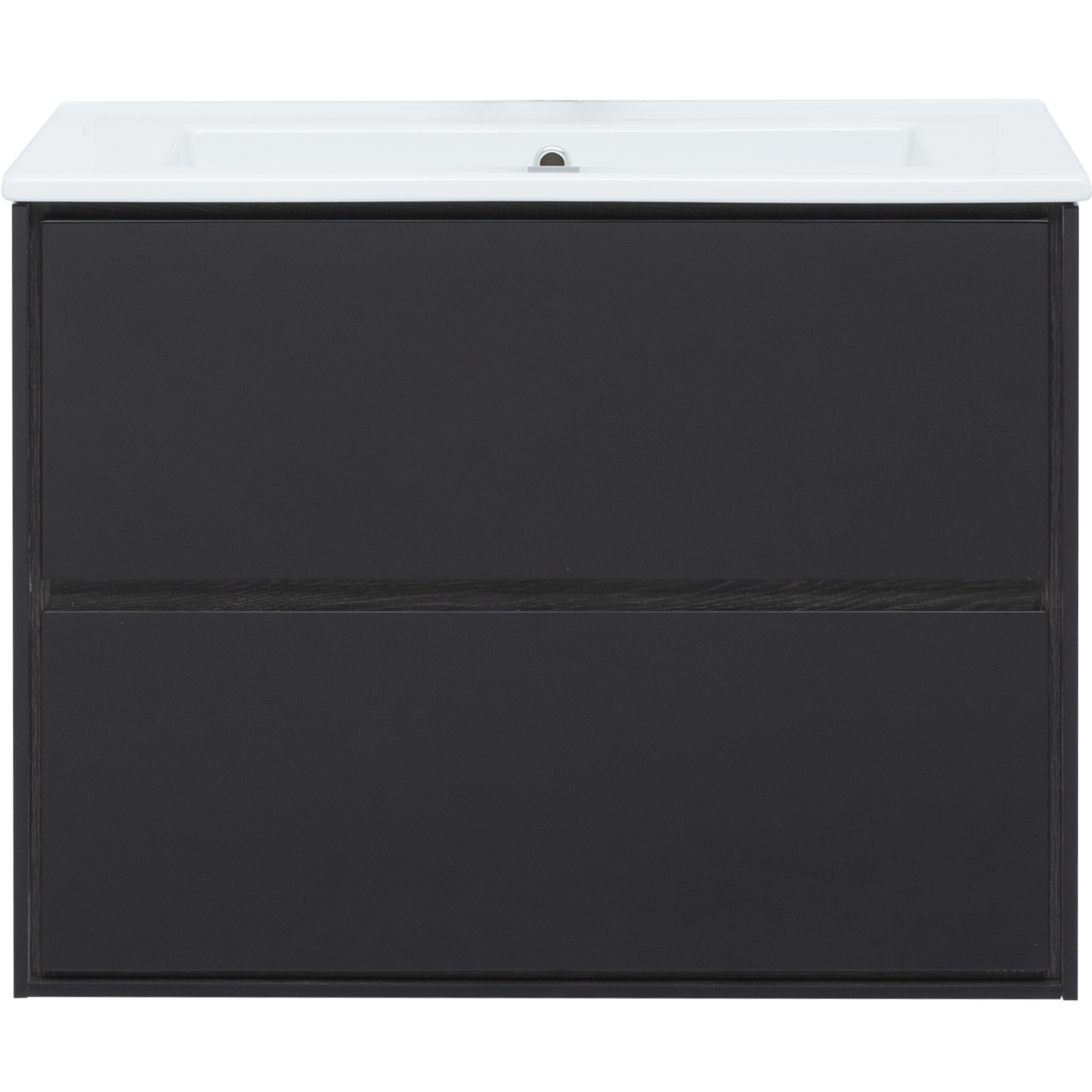 Изображение товара Тумба под раковину подвесная «Мокка» 85 см цвет черный