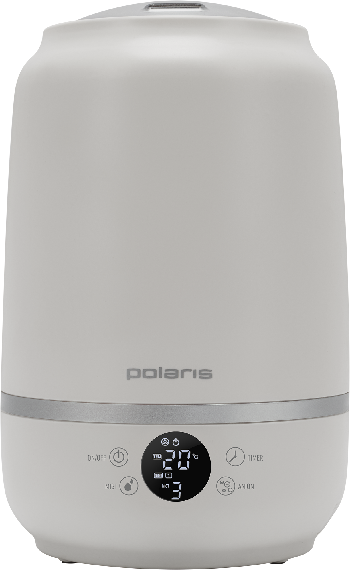 Изображение товара Ультразвуковой увлажнитель воздуха Polaris PUH 6406DI белый с ионизатором и дисплеем