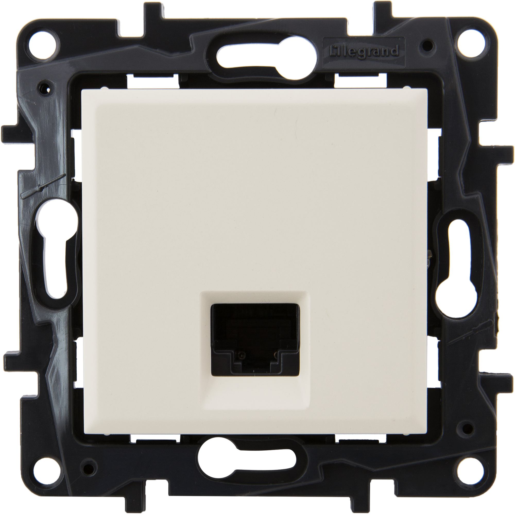 Изображение товара Розетка RJ45 категории 5e UTP Legrand Structura слоновая кость скрытого монтажа