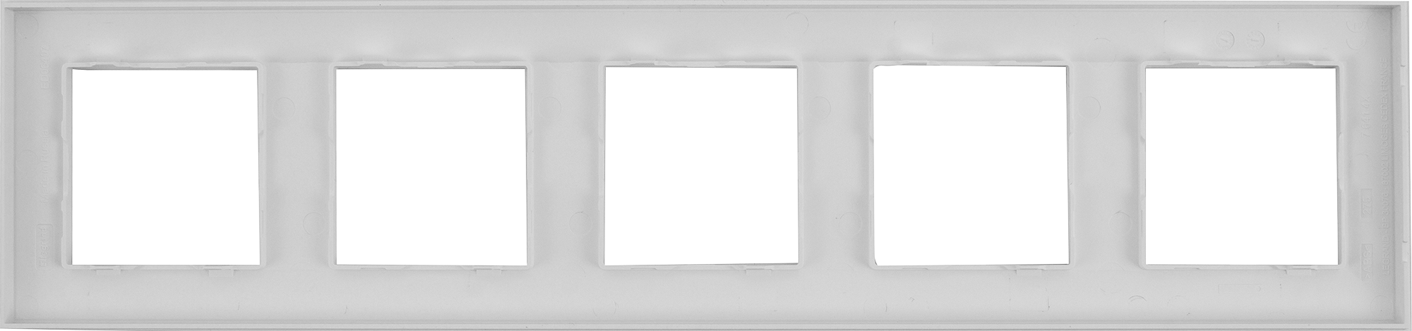 Изображение товара Рамка для розеток и выключателей Legrand Structura 5 постов цвет белый