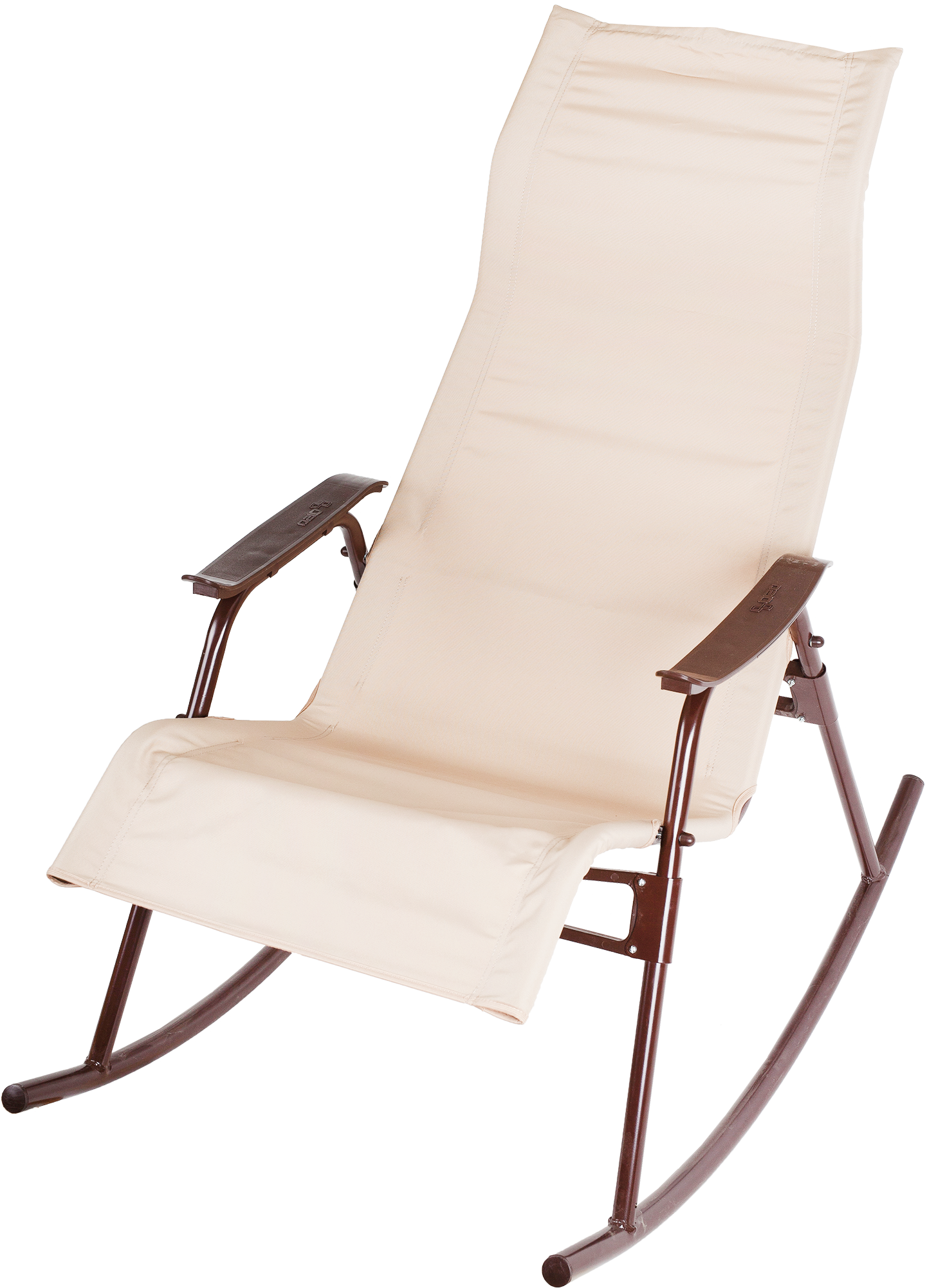 Изображение товара Кресло-качалка Нарочь складное из металла и ткани для отдыха Россия