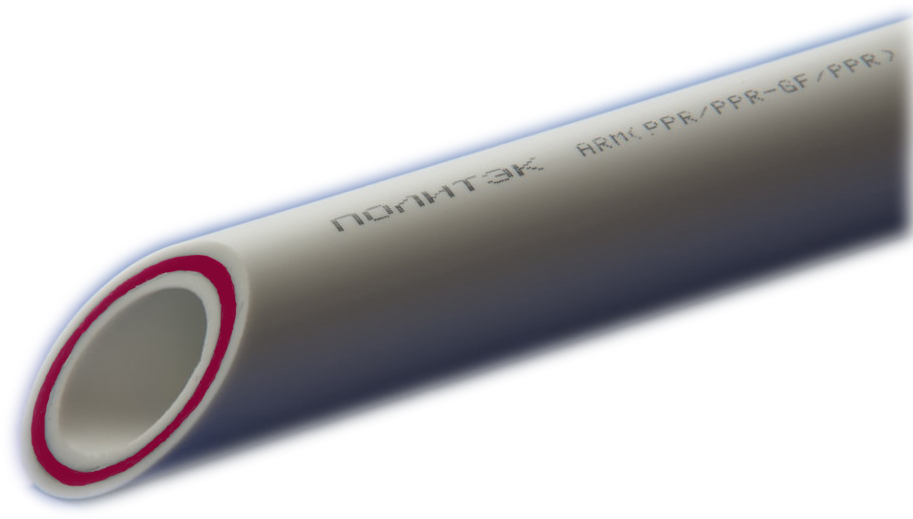 Изображение товара Полипропиленовая труба Политэк 25x3.5 мм SDR 7 PN 20 4 м