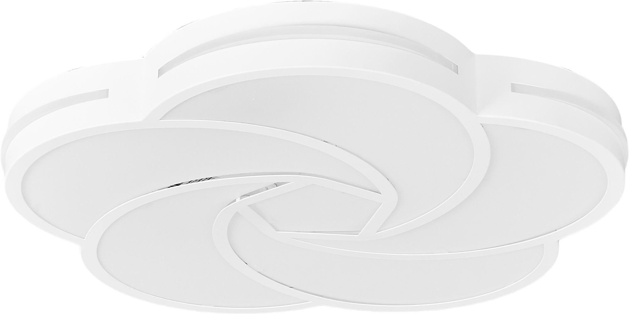 Изображение товара Люстра потолочная светодиодная 10209/1 с диммером и пультом управление, 8 м², белый