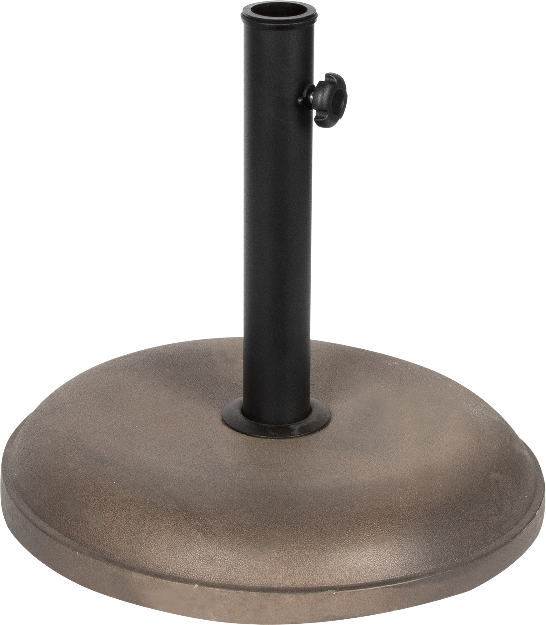 Изображение товара Подставка под садовый зонт диаметр 40 см бетон и сталь на 16 кг надежная устойчивость