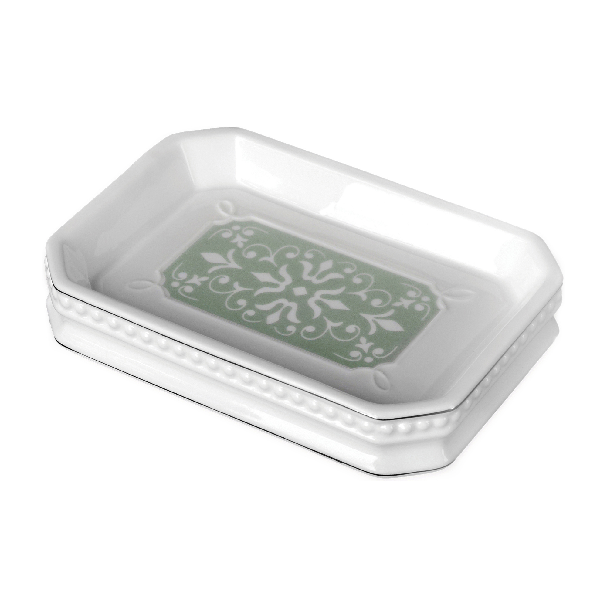 Изображение товара Мыльница Hermitage керамика цвет белый