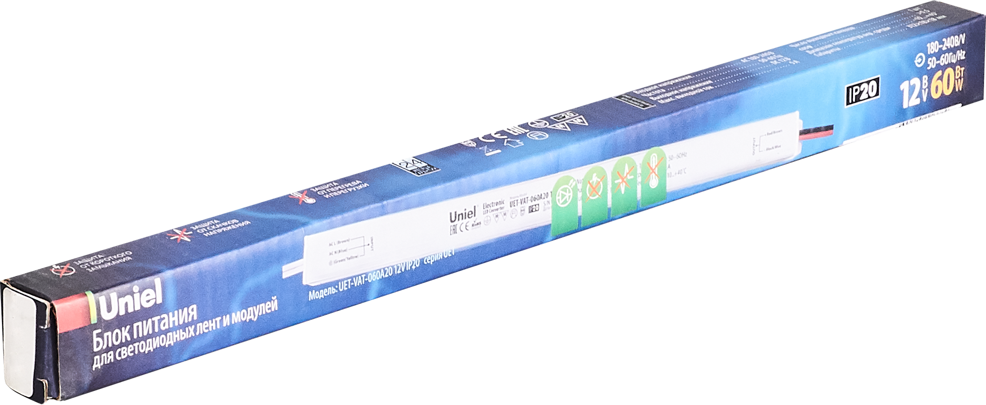 Блок питания Uniel 12 В 60 Вт IP20 - 3