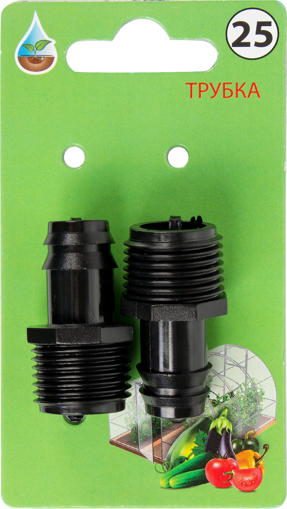 Изображение товара Адаптер для ПНД трубки BOUTTE ,16-1/2", 2 шт. №25