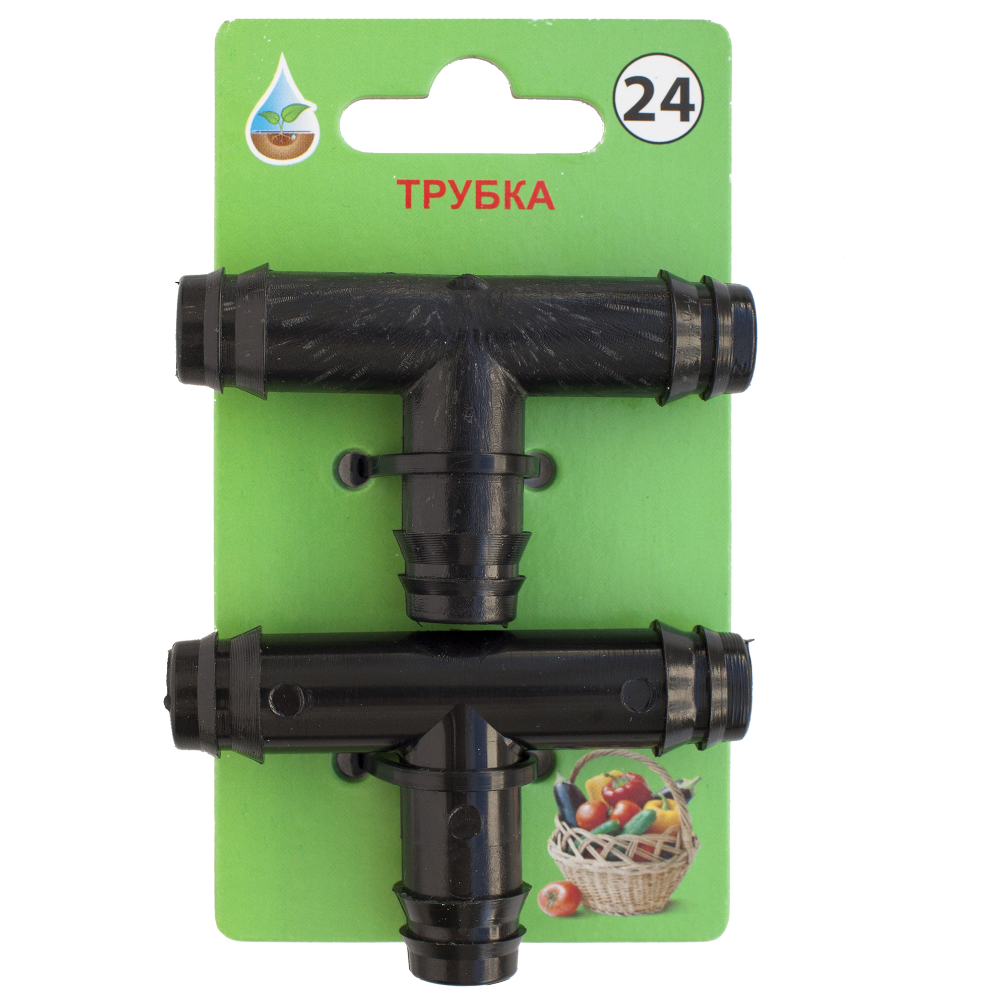 Изображение товара Тройник для капельной трубки BOUTTE, 16 мм, 2 шт. № 24