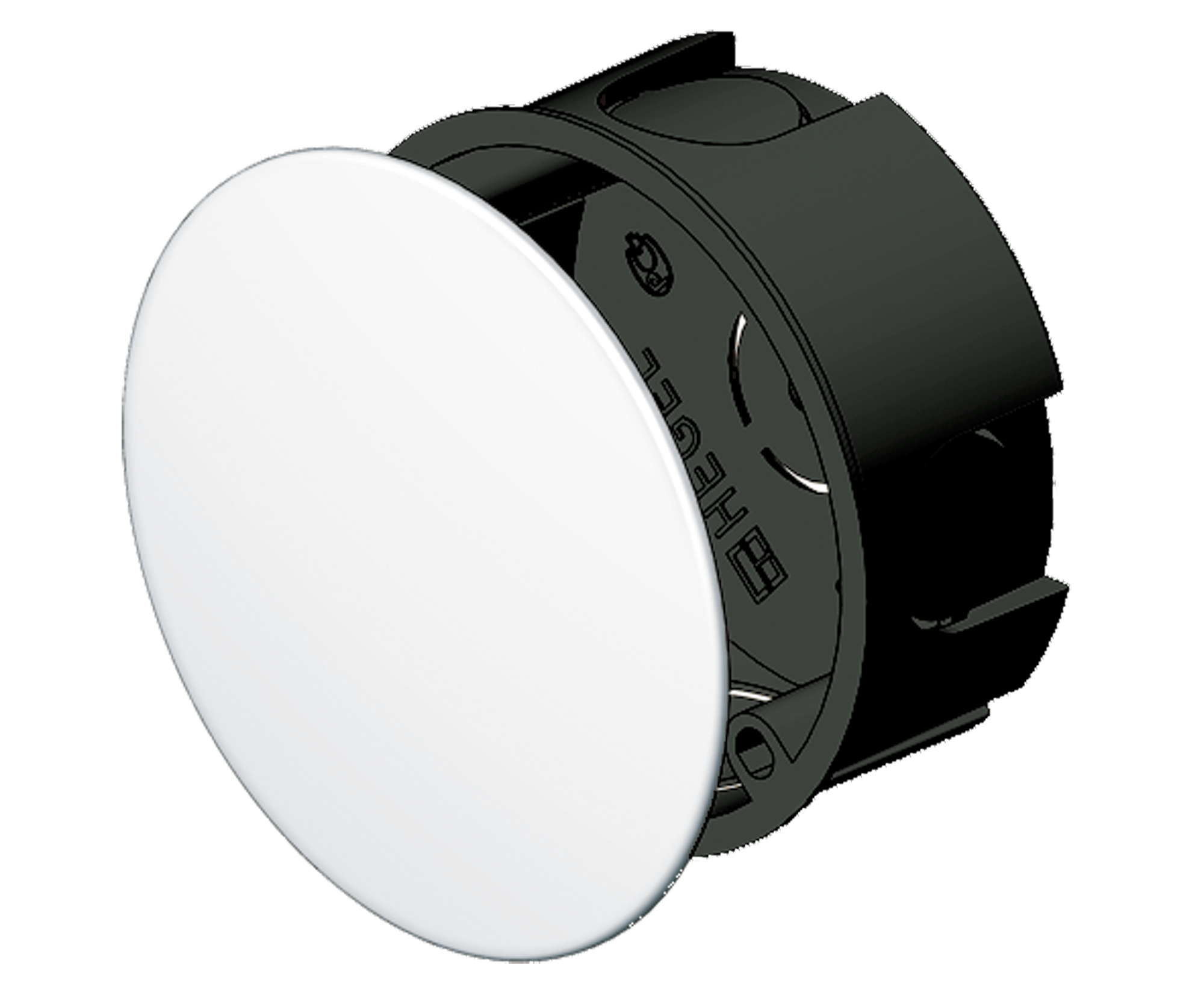 Изображение товара Распределительная коробка скрытая Hegel У195-И 68×28×30 мм 5 вводов IP20 черный