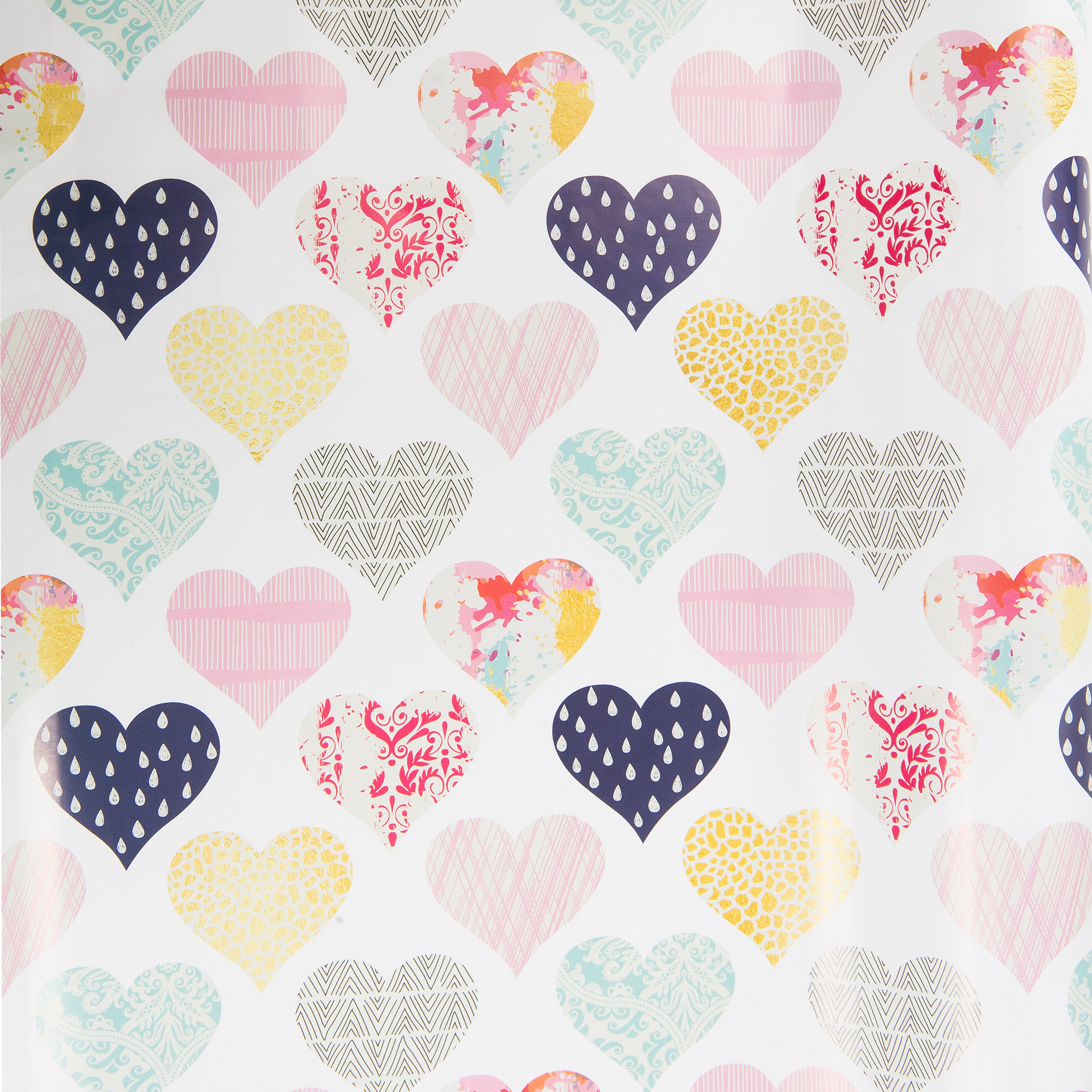 Изображение товара Бумага упаковочная «Сердца» 100x70 см