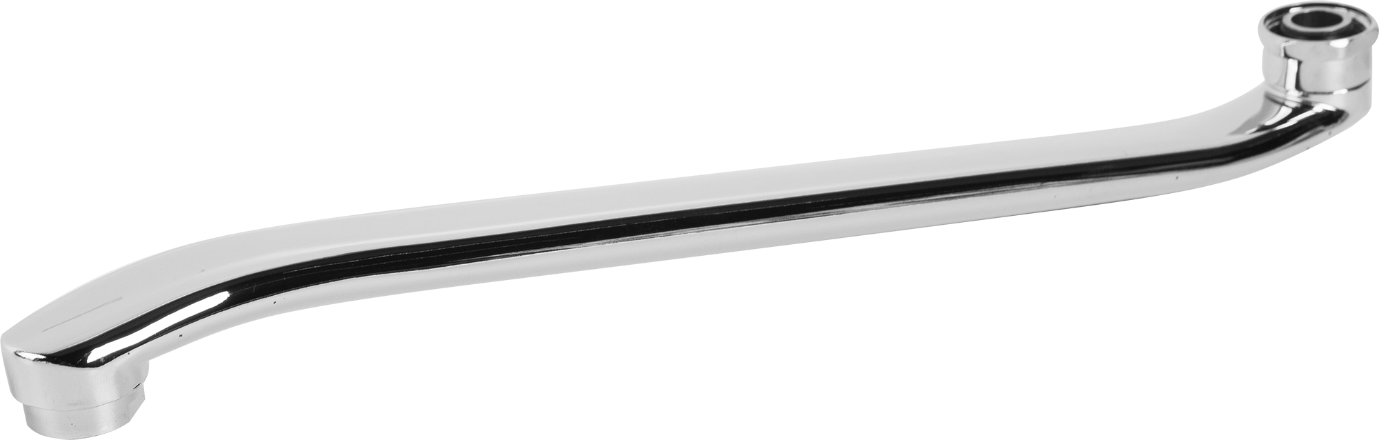 Изображение товара Излив для ванны Капитошка TYL5015 S-образный 40 см хромированный