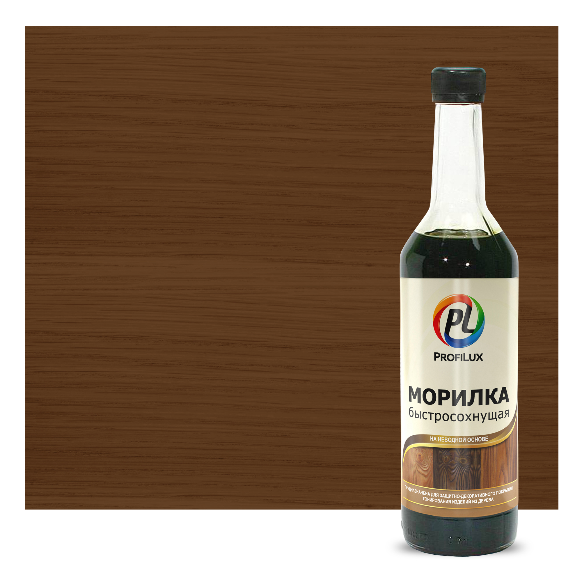 Изображение товара Морилка PROFILUX 0.5 л цвет орех для защиты и декорирования дерева