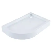 Изображение товара Душевой поддон Sensea Basic акрил 120x80 см 1/4 круга правый