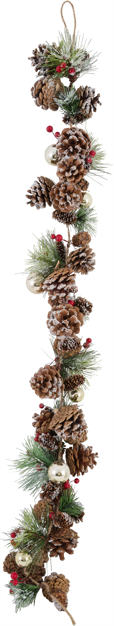 Изображение товара Гирлянда с натуральными шишками
