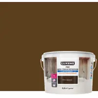 Изображение товара Лак для стен и потолков Luxens акриловый цвет орех полуглянцевый 0.9 л