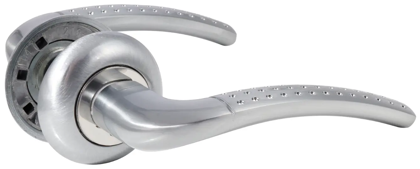 Дверная ручка Edson EDS-10-Z01 без запирания алюминий гальваническое покрытие цвет матовый хром