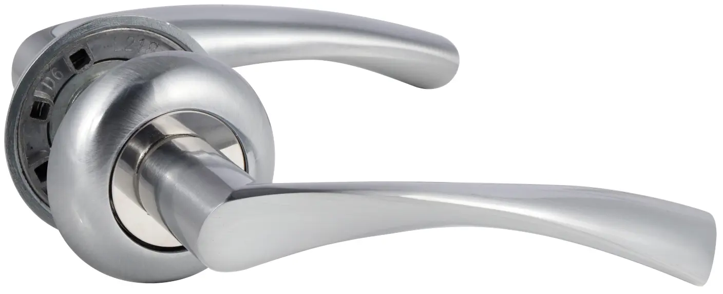 Дверная ручка Edson EDS-14-Z01 без запирания алюминий гальваническое покрытие цвет матовый хром