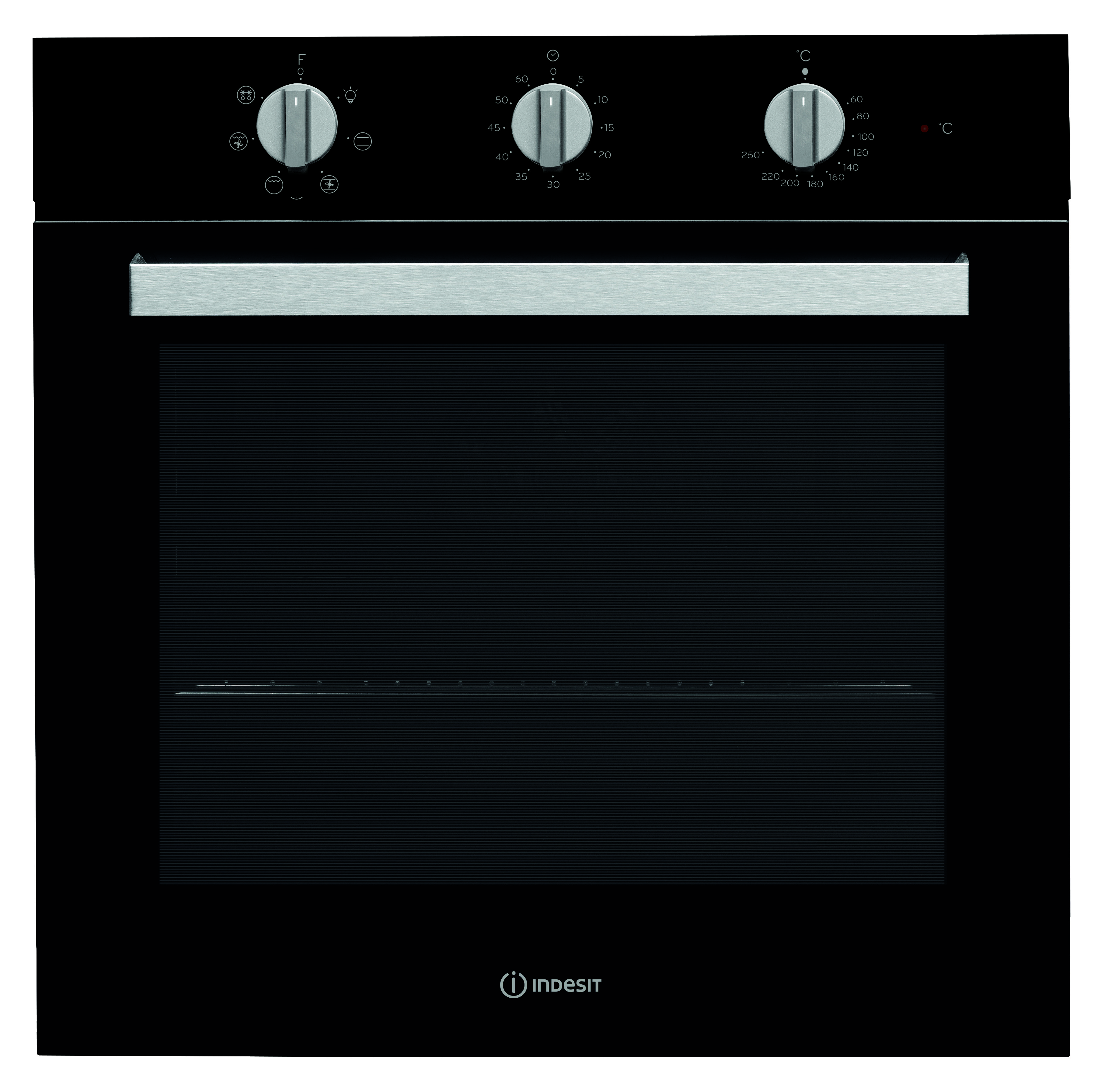 Изображение товара Духовой шкаф электрический INDESIT IFW 6530 BL ширина 56 см цвет чёрный