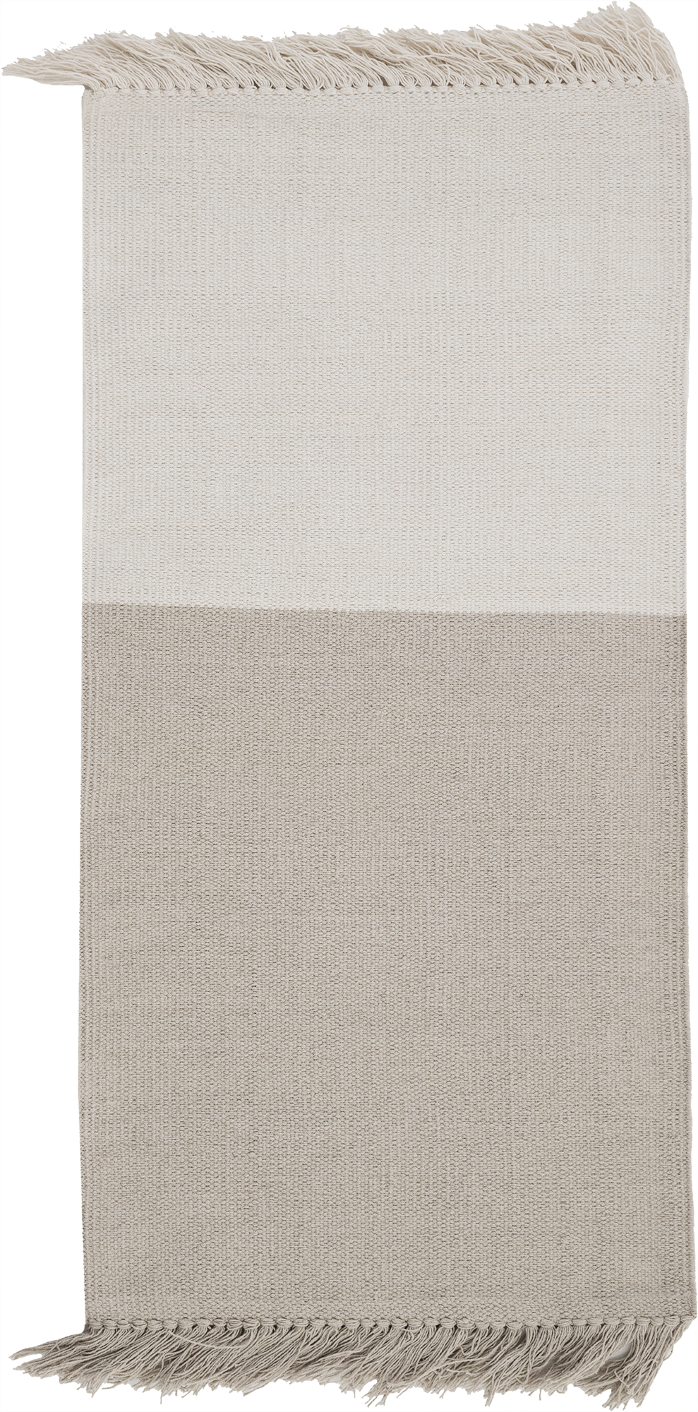 Изображение товара Декоративный хлопковый коврик Inspire Lyanna 60x120 бежевый