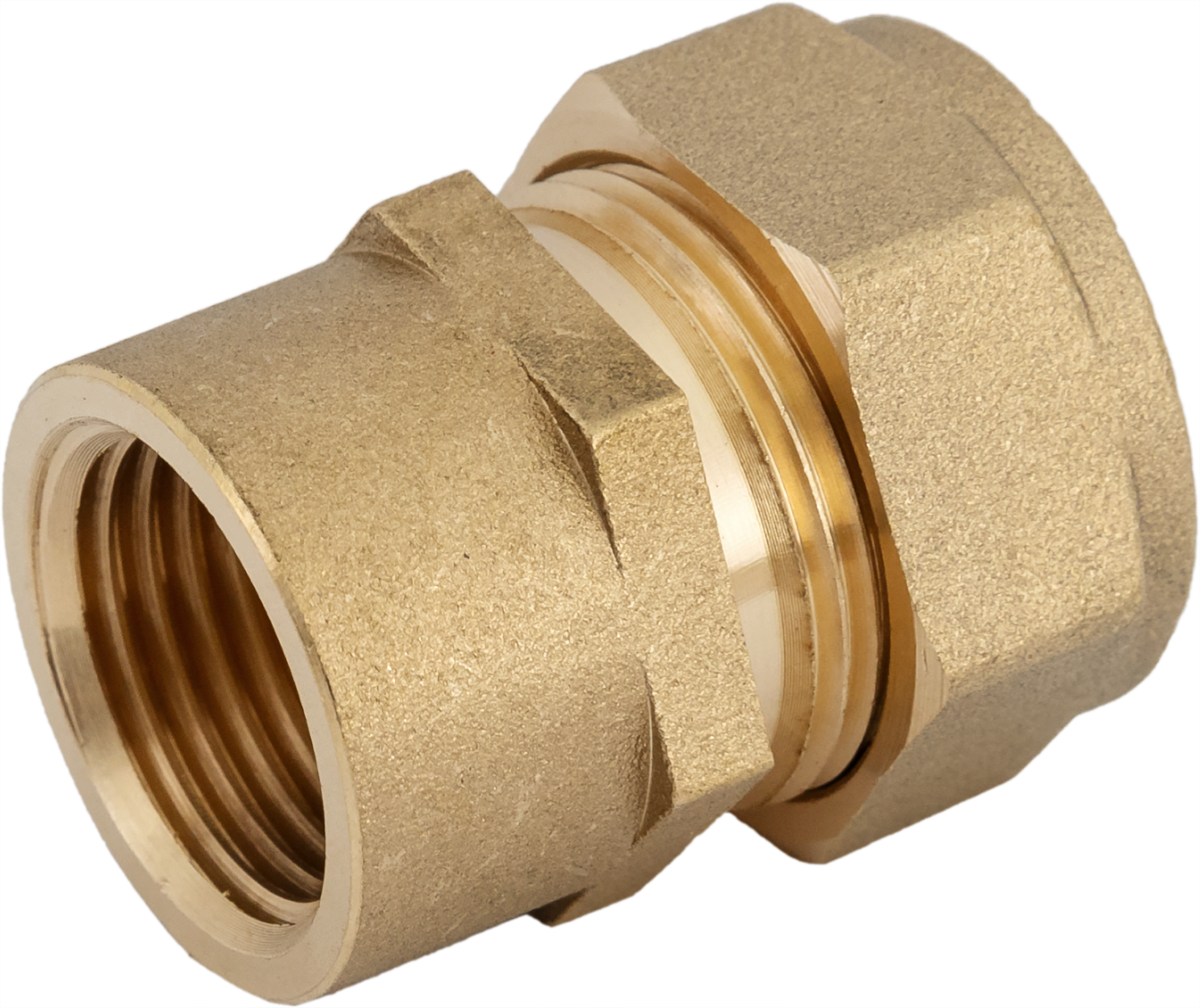 Изображение товара Муфта комбинированная Stahlmann 1/2"x15 мм ВР латунь