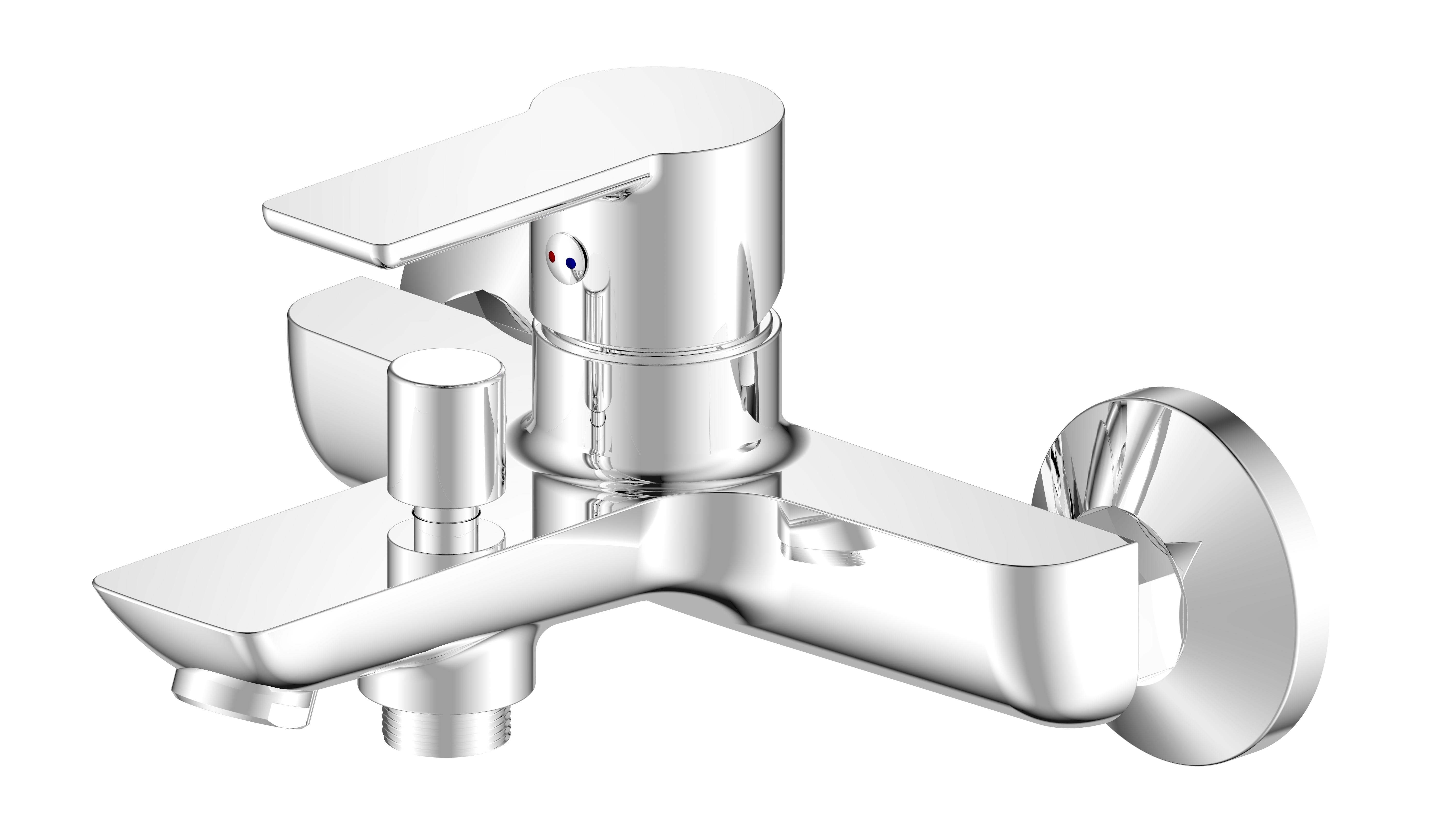 Изображение товара Смеситель для ванны Sensea Lans однорычажный цвет хром