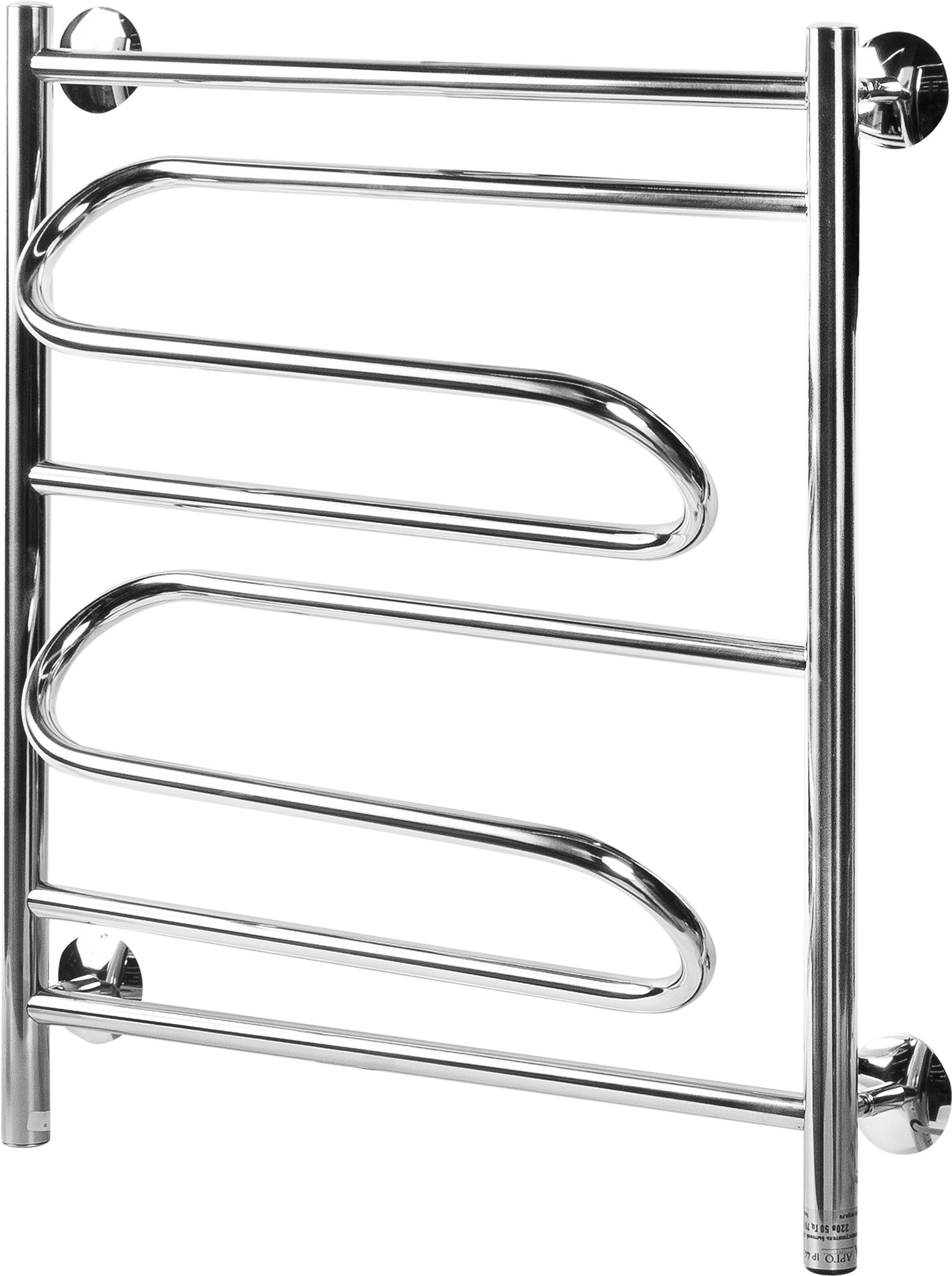 Изображение товара Электрический полотенцесушитель Equation Твист 500x600 мм 70 Вт хром Россия