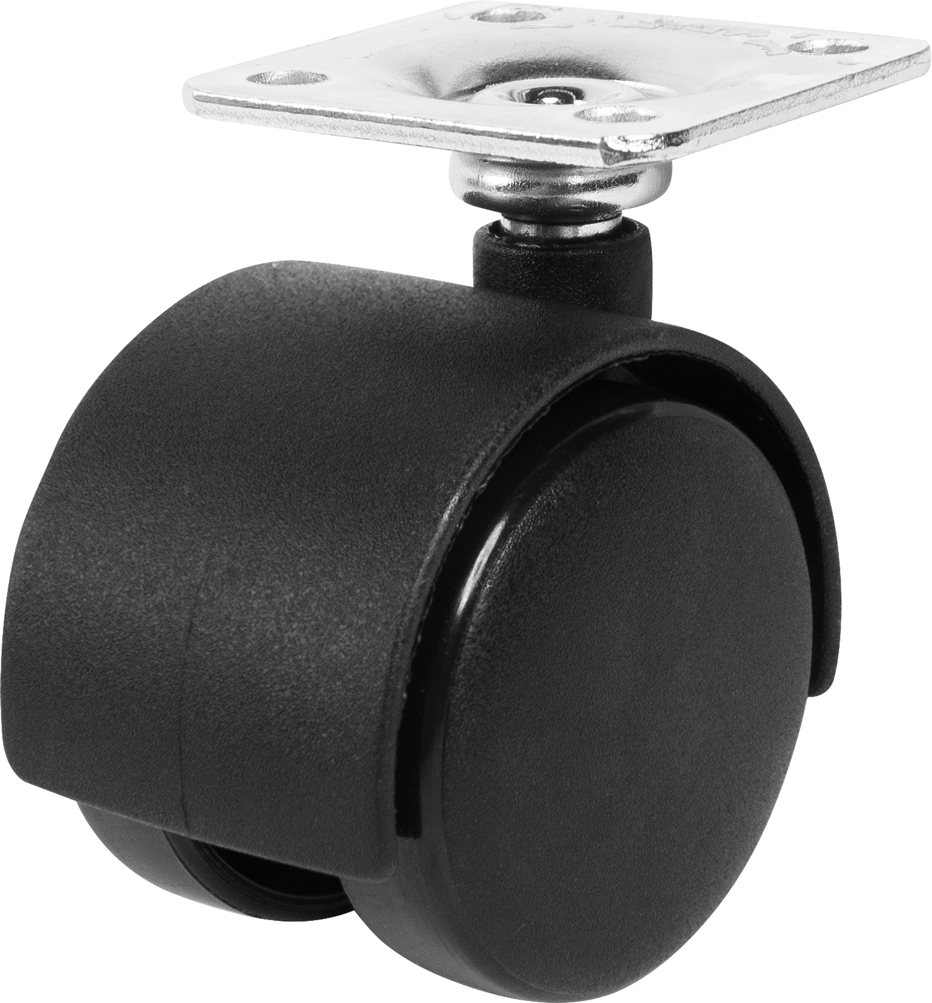 Колесо для мебели поворотное без тормоза 40 мм максимальная нагрузка 40 кг