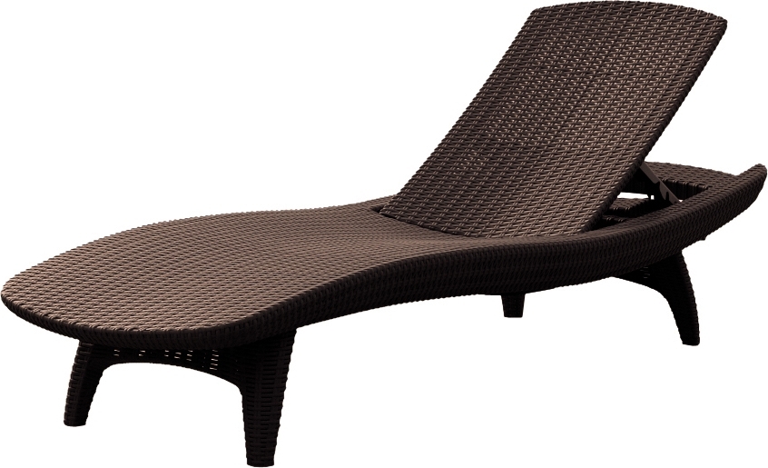 Изображение товара Шезлонг Keter Pacific из прочного пластика с регулируемой спинкой