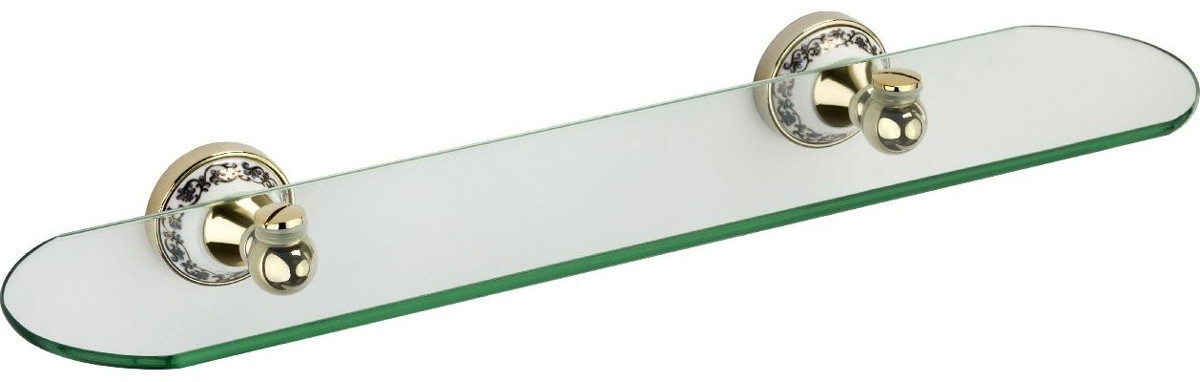 Изображение товара Полка стеклянная Fixsen Bogema Gold FX-78503G