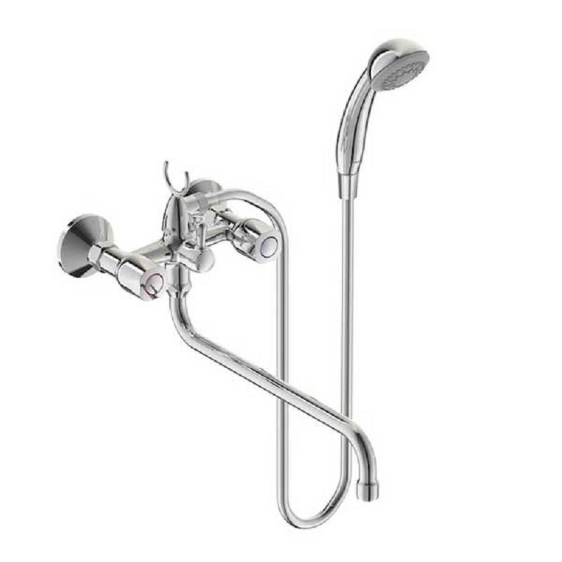 Изображение товара Смеситель для ванны Vidima Iskar BA167AA хром излив 320 мм вентильный