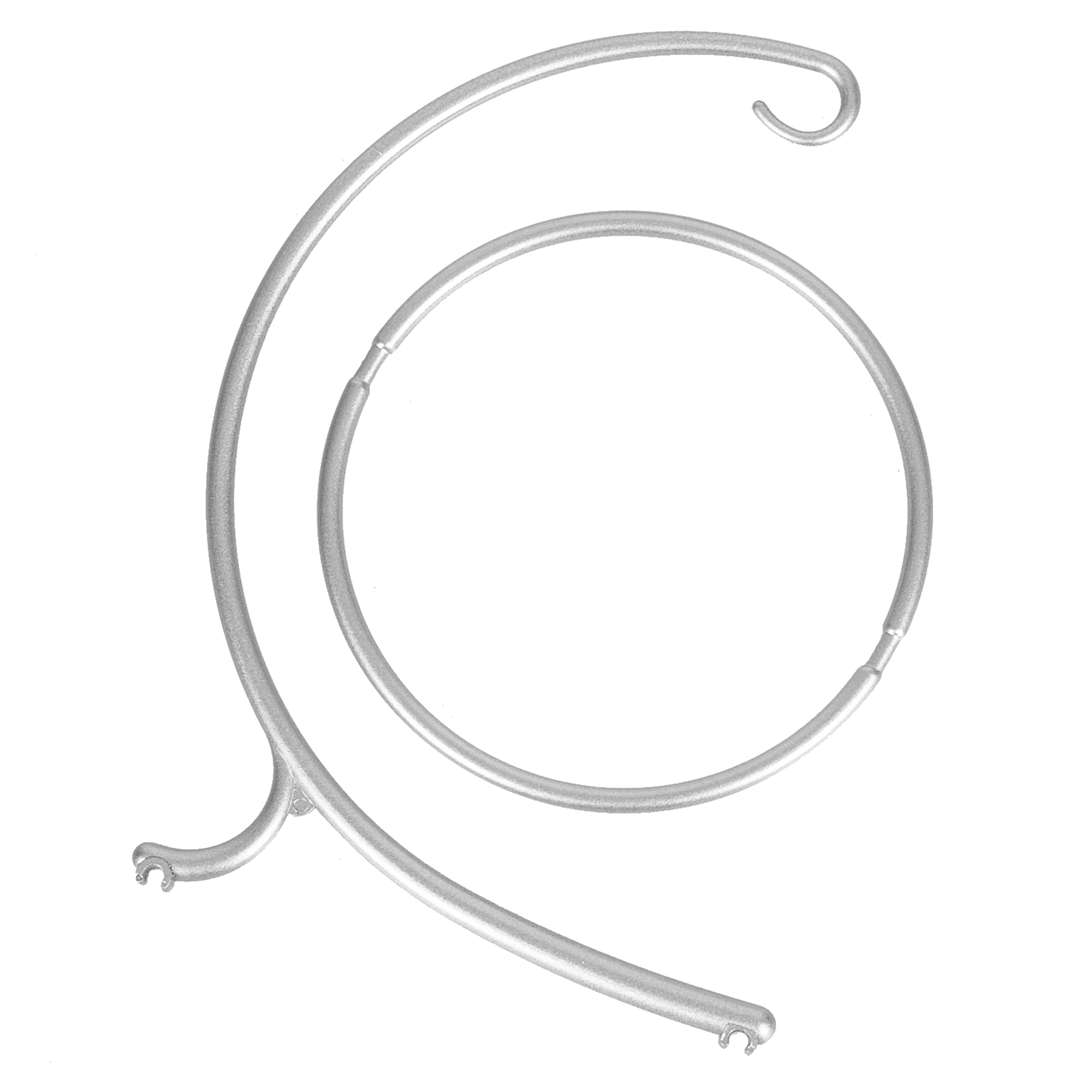 Изображение товара Подставка подвесная под шары серебристая - оригинальный декор для праздничного интерьера