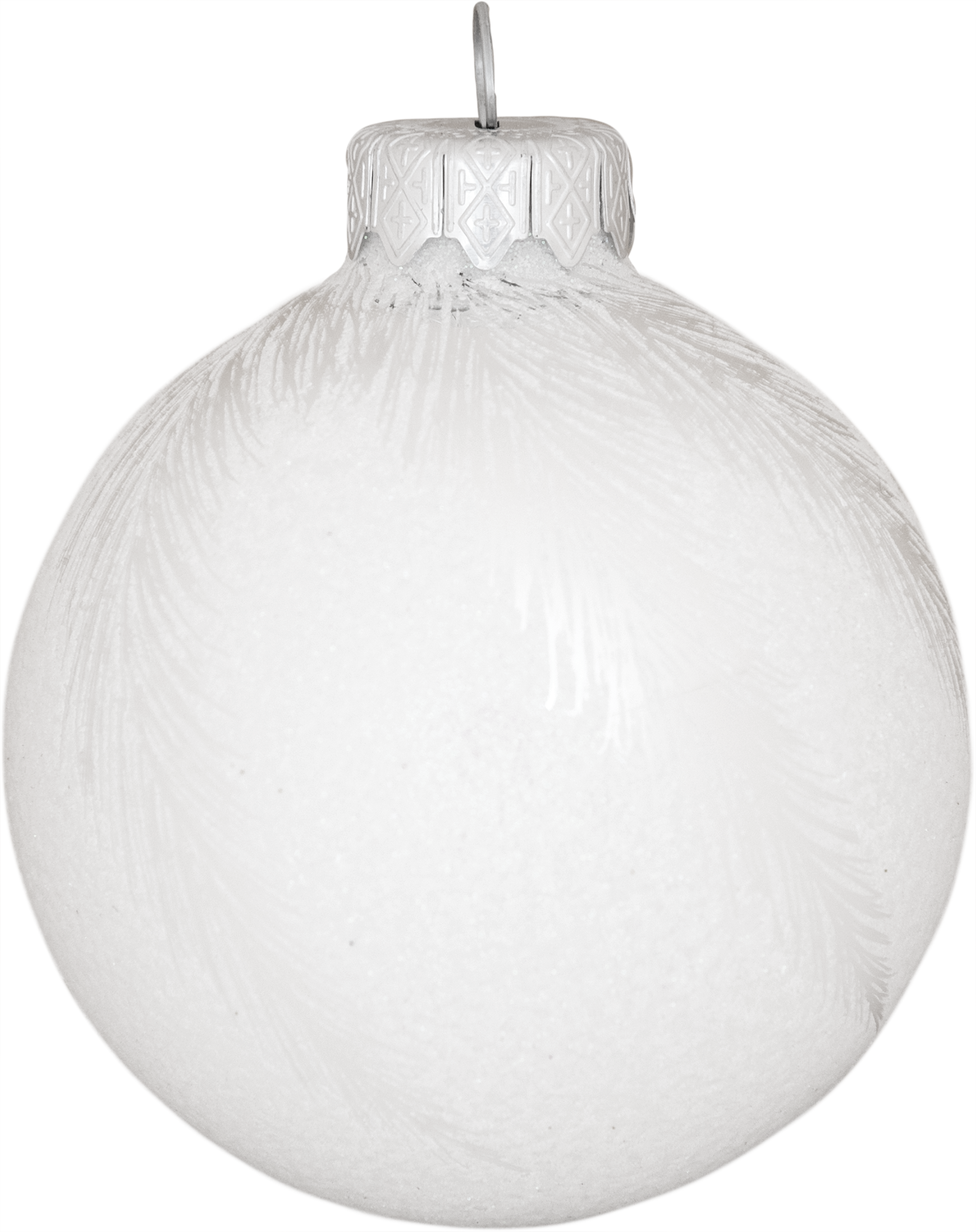 Изображение товара Шар ёлочный «Снежный» 85 мм