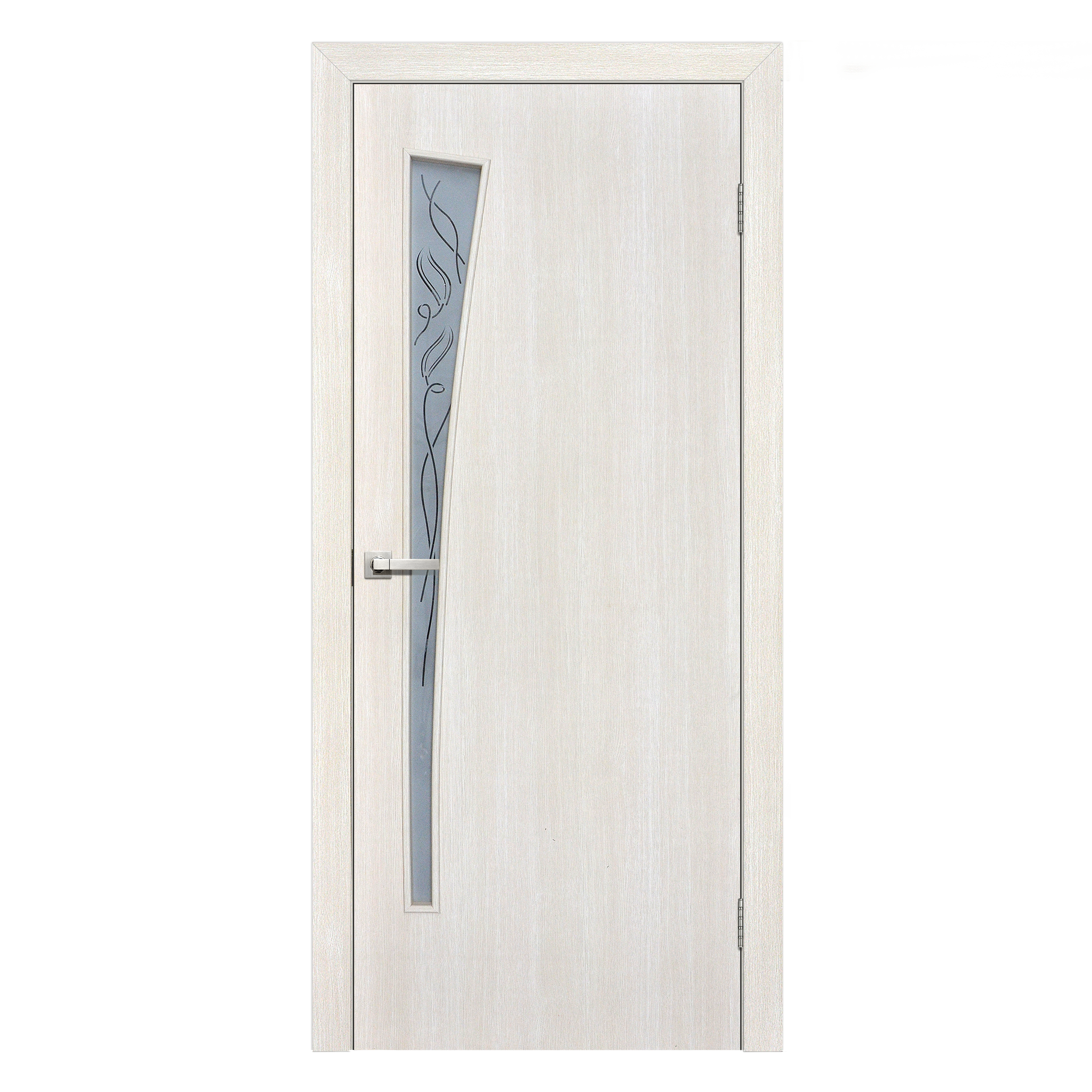 Изображение товара Белеза: остеклённая межкомнатная дверь 80x200 см, белый дуб