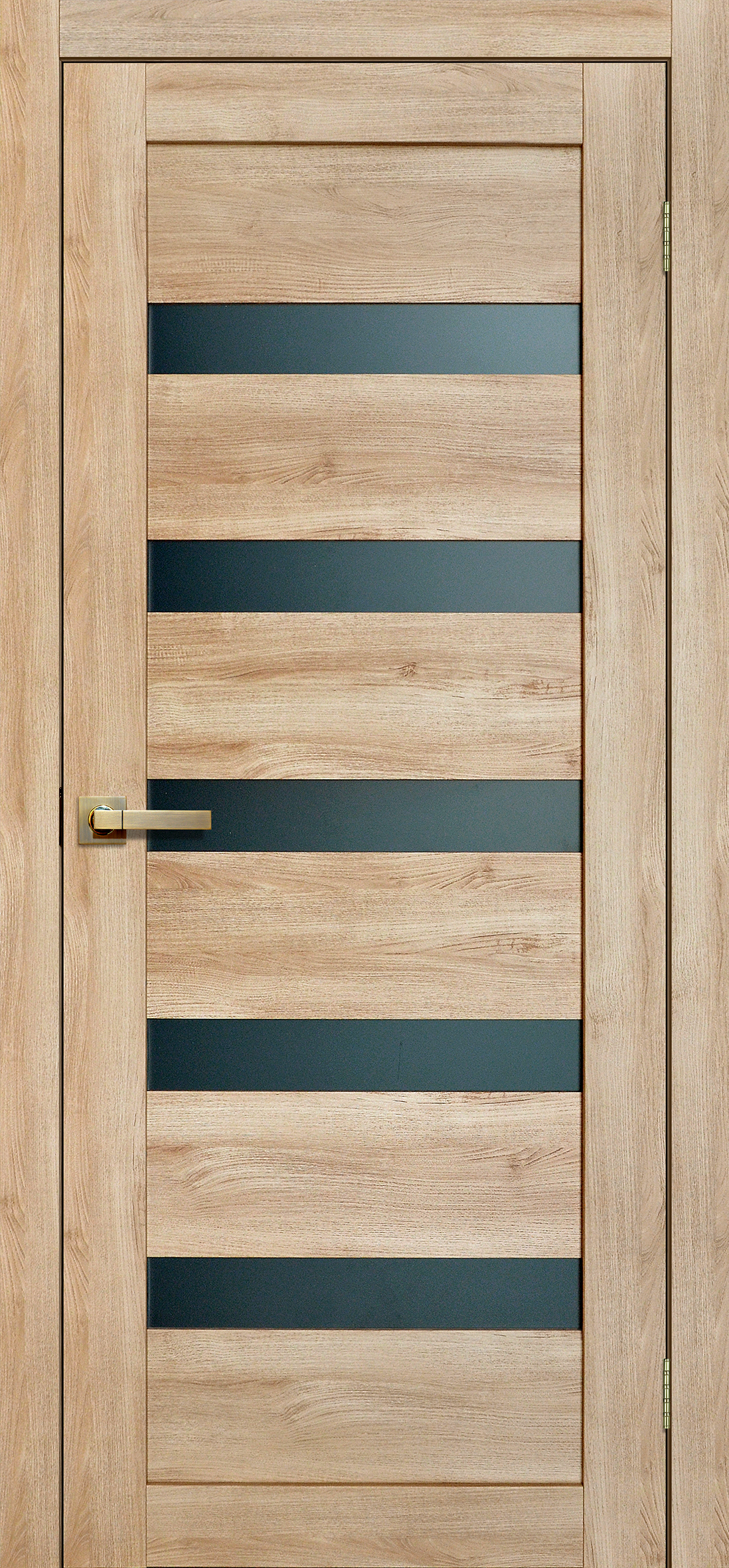 Изображение товара Дверь межкомнатная остеклённая Лайн 90x200 см цвет дуб глостер