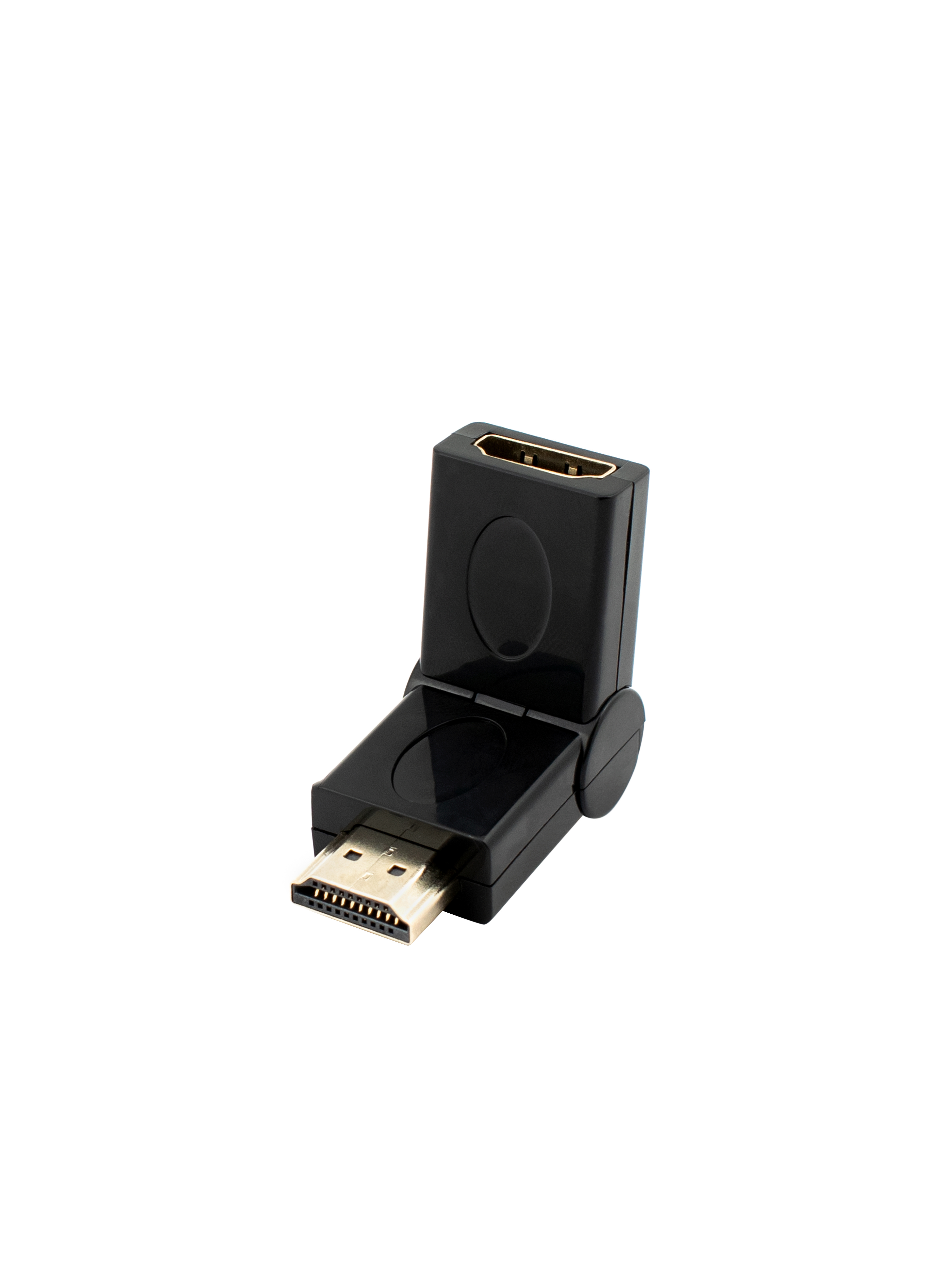 Изображение товара Переходник HDMI-HDMI Oxion гнездо-штекер, поворотный