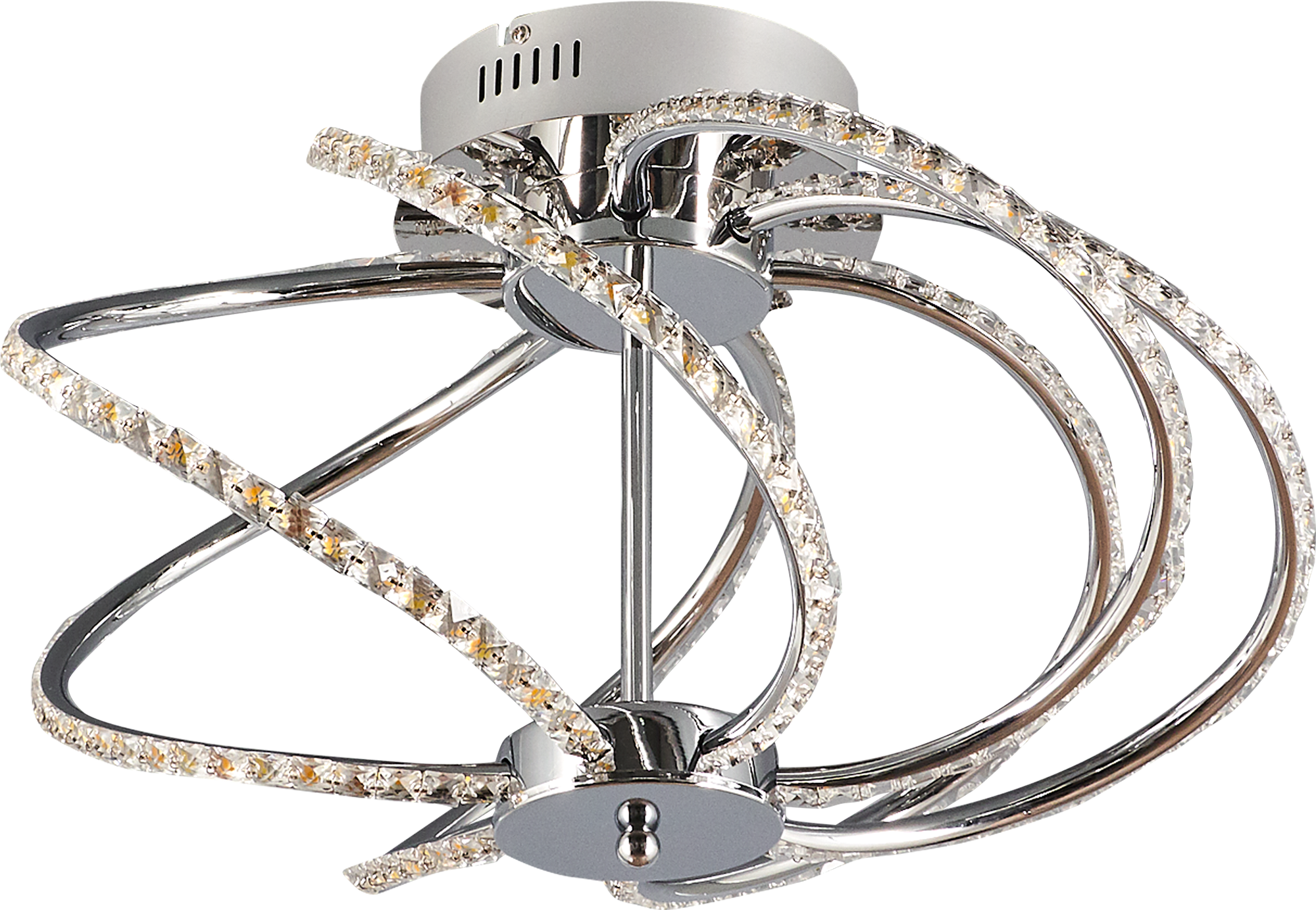 Изображение товара Люстра потолочная светодиодная «Ferli», 18 м², регулируемый белый свет, цвет хром