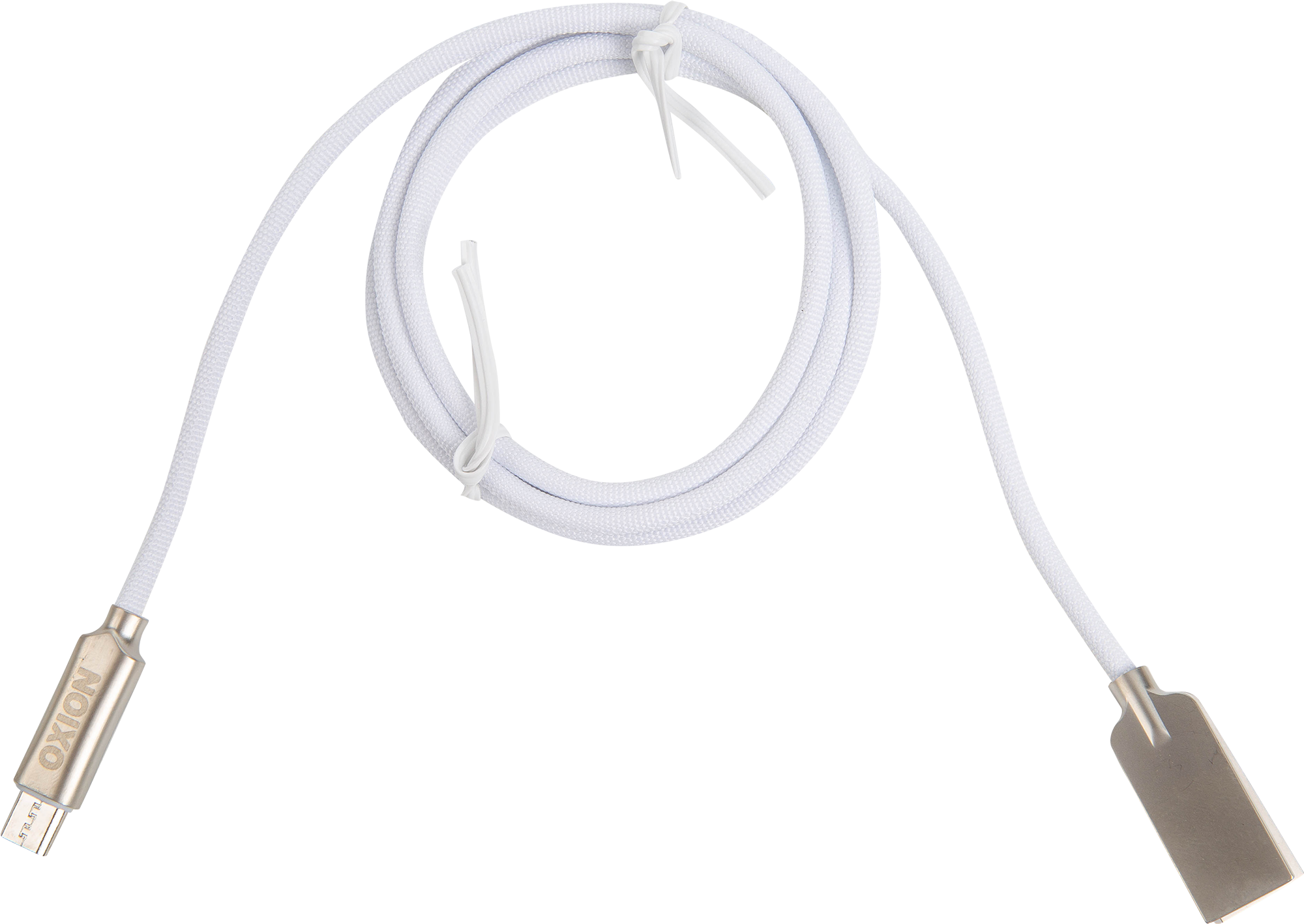 Кабель Oxion USB-micro USB 1 м цвет белый - 1